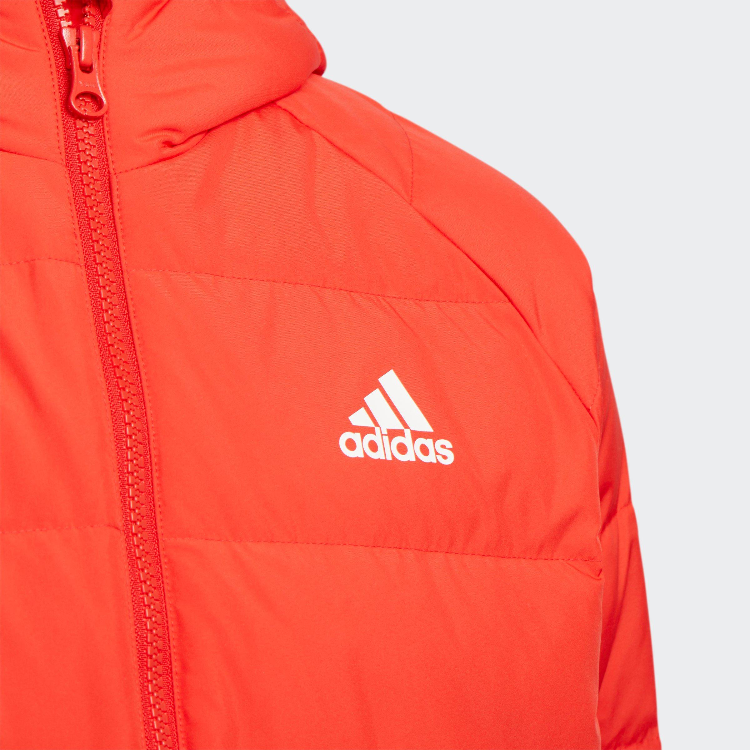 Rosso Vivace / Bianco - adidas - Unisex Kids Frosty Winter Duck Down Full-Zip Down Jacket - 2