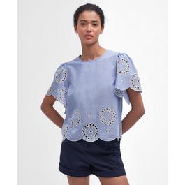 Barbour Juliette Embroidered Blouse