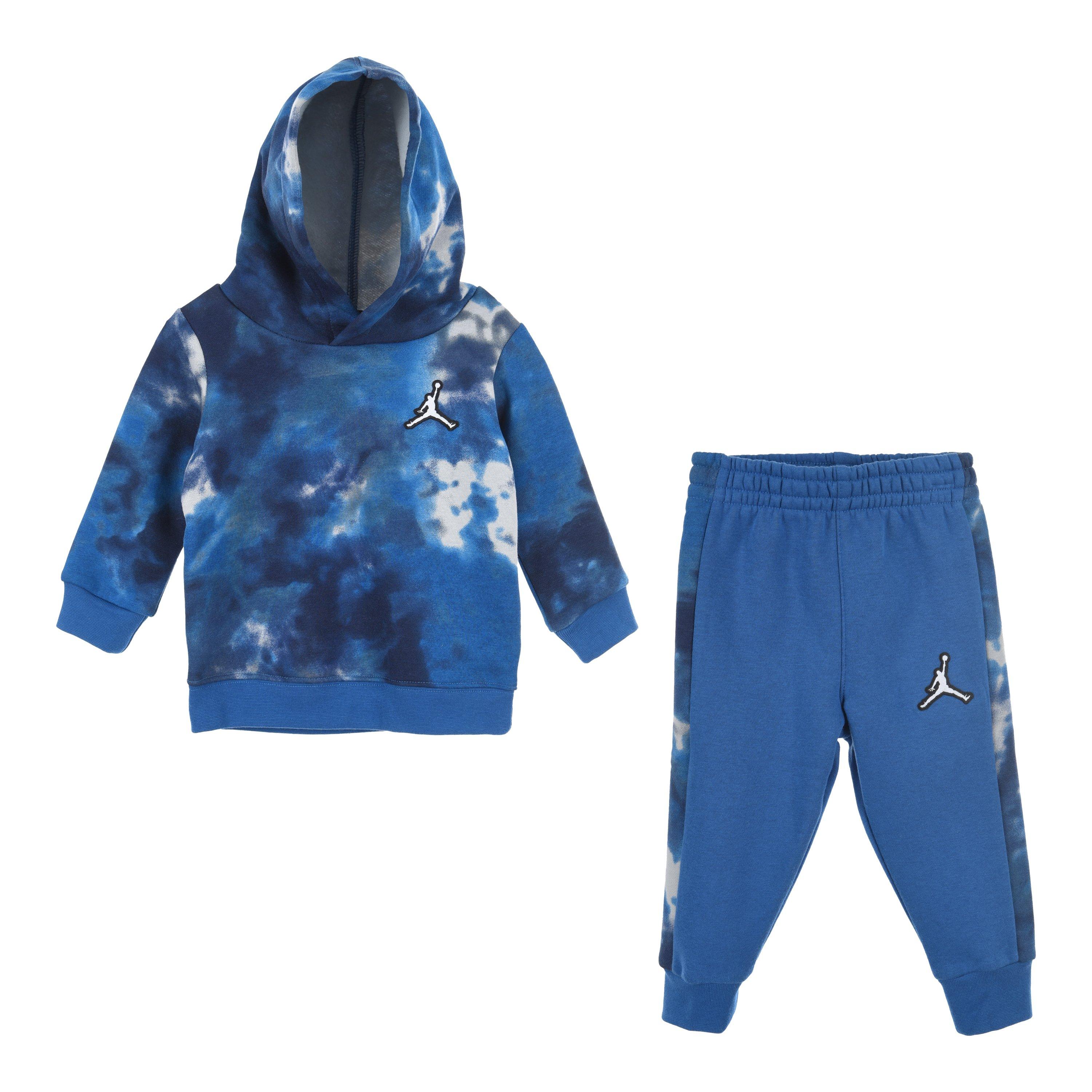 Air Jordan Men's Open Hem Fleece Joggers - Dk Marina Blue - 24M