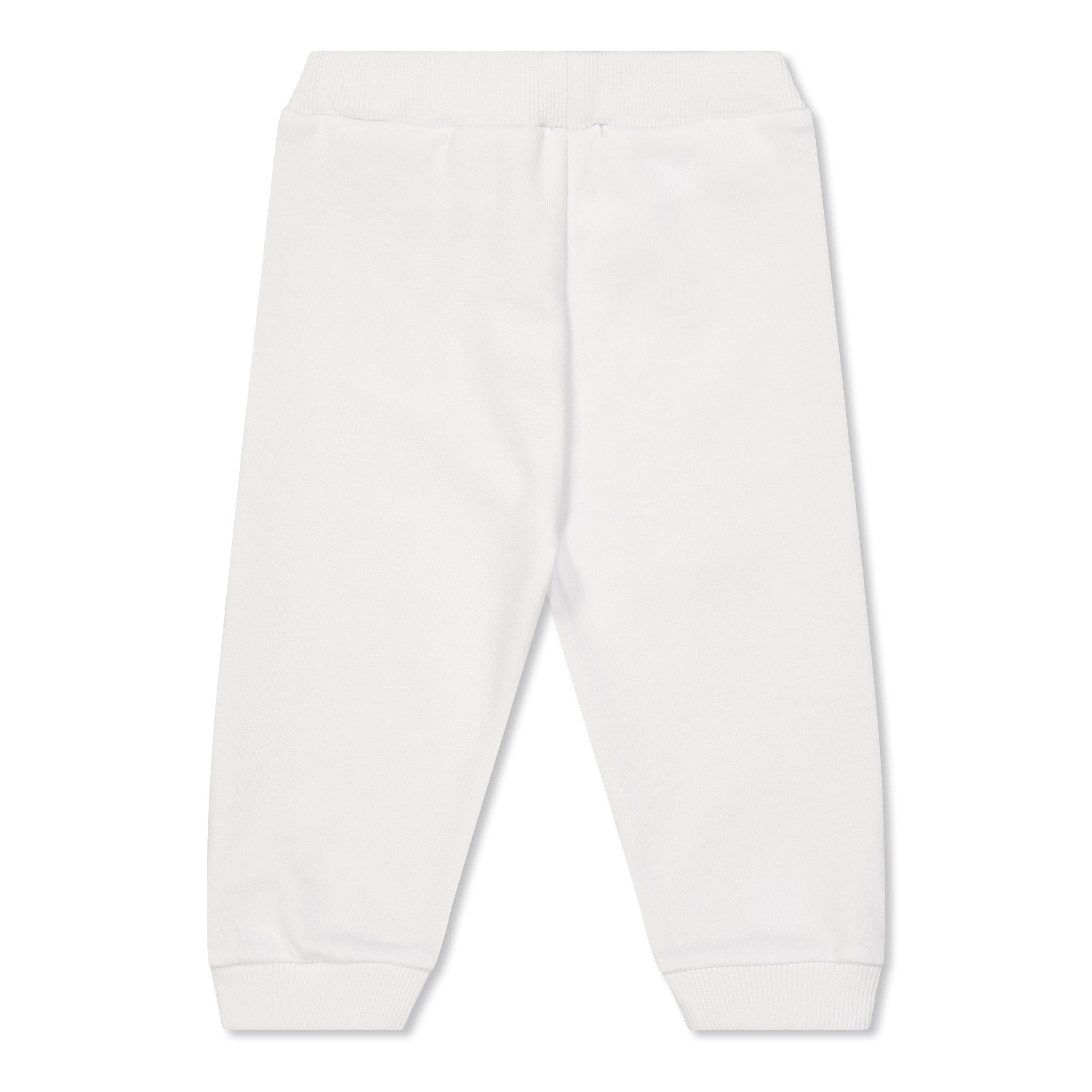 white - Missoni - Kids' Logo Closed Hem Fleece Joggers - 2