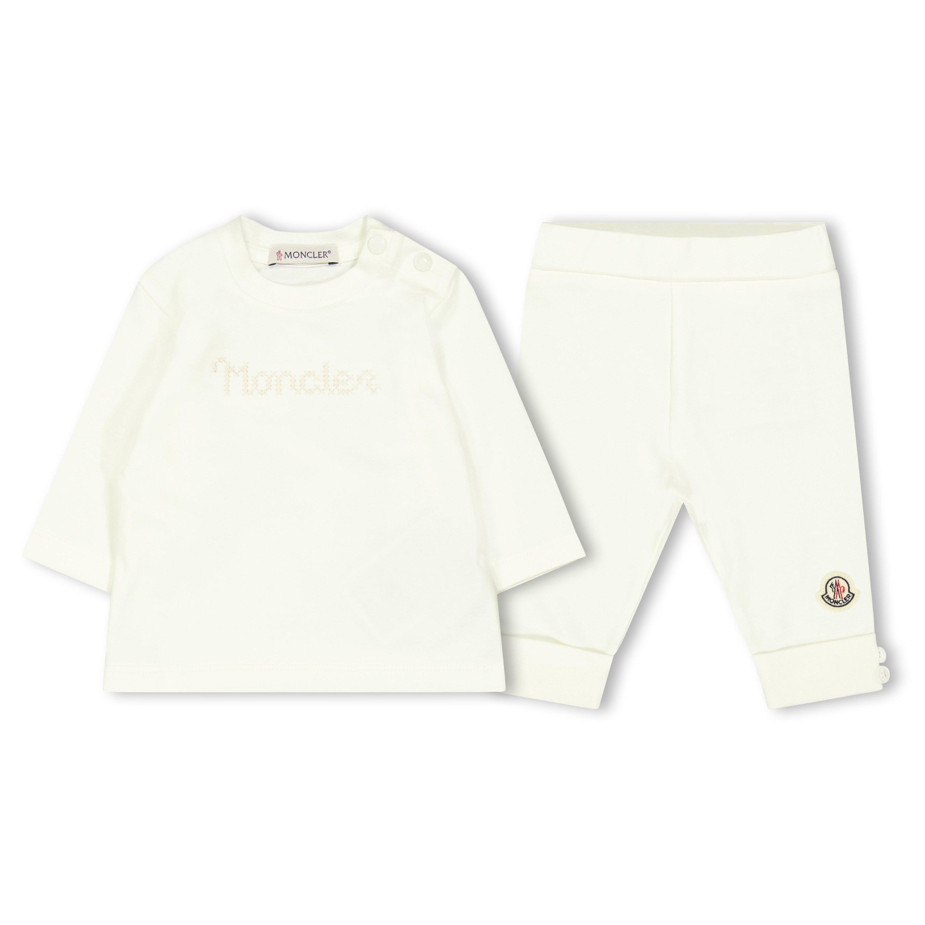 Cream 034 - Moncler - Moncler Knit Set Bb64 - 1
