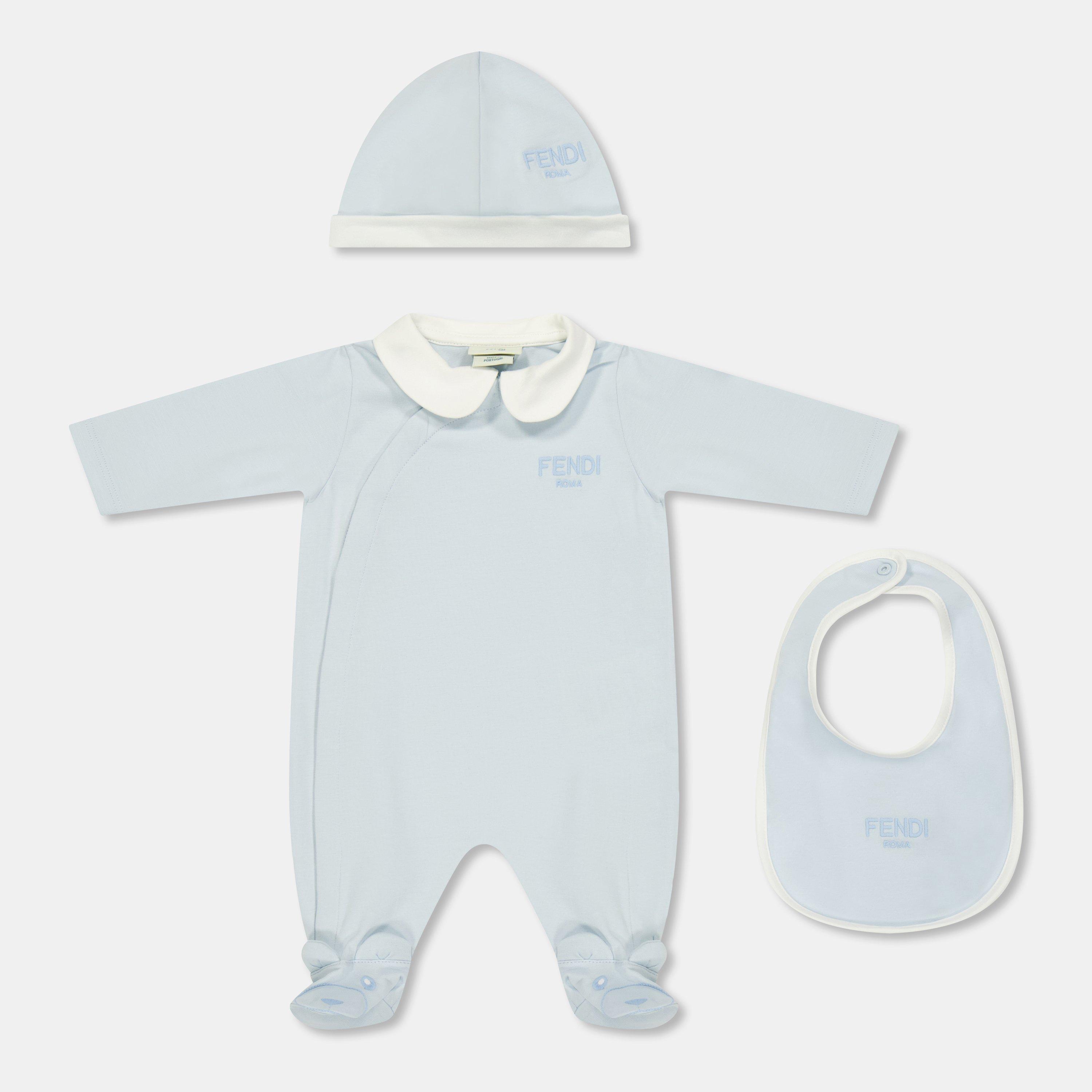 Fendi  Kids All in One Clothing Set - Blue F19J4 - Size 3M
