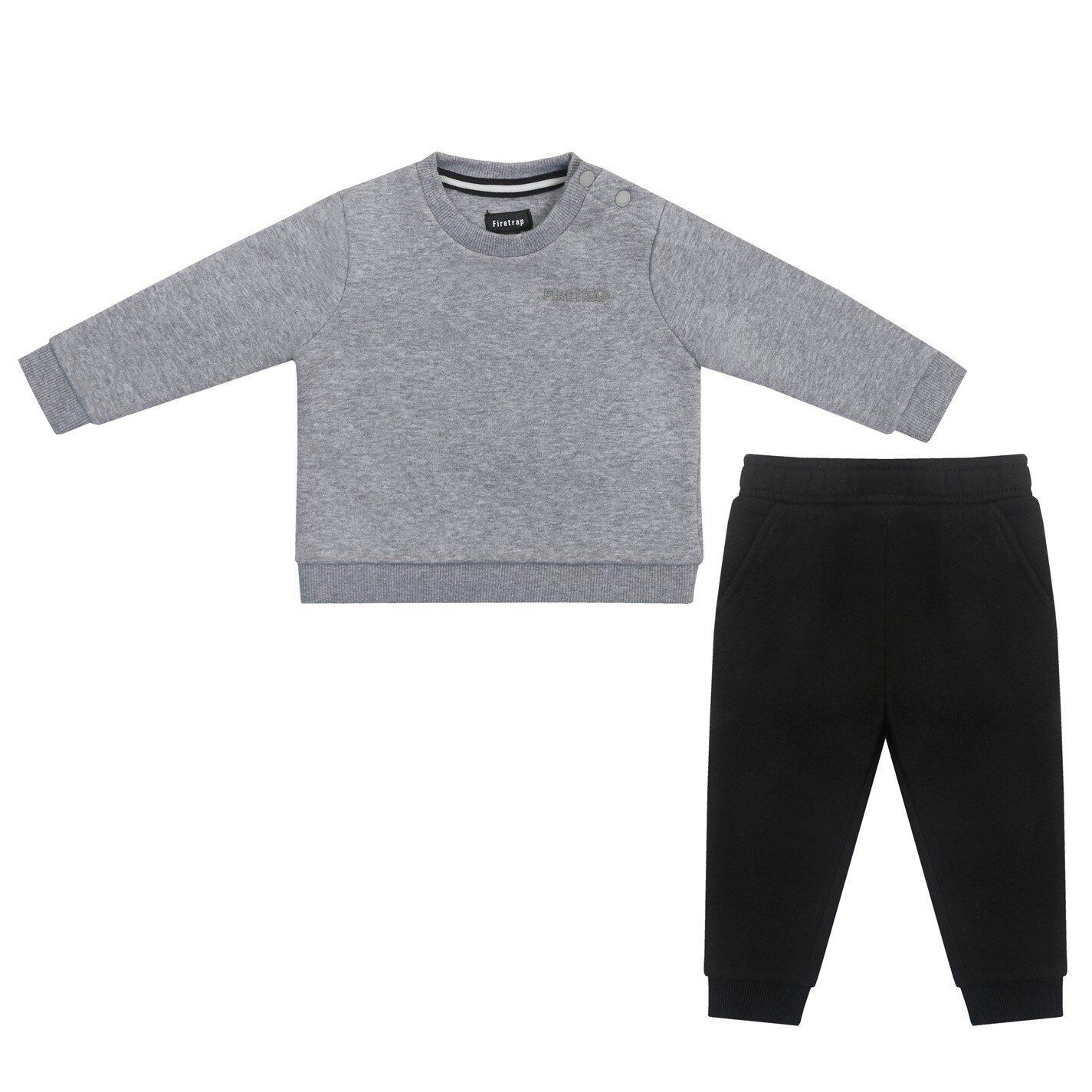 Grau - Firetrap - Baby Boys 2pc Jogger Set - 1