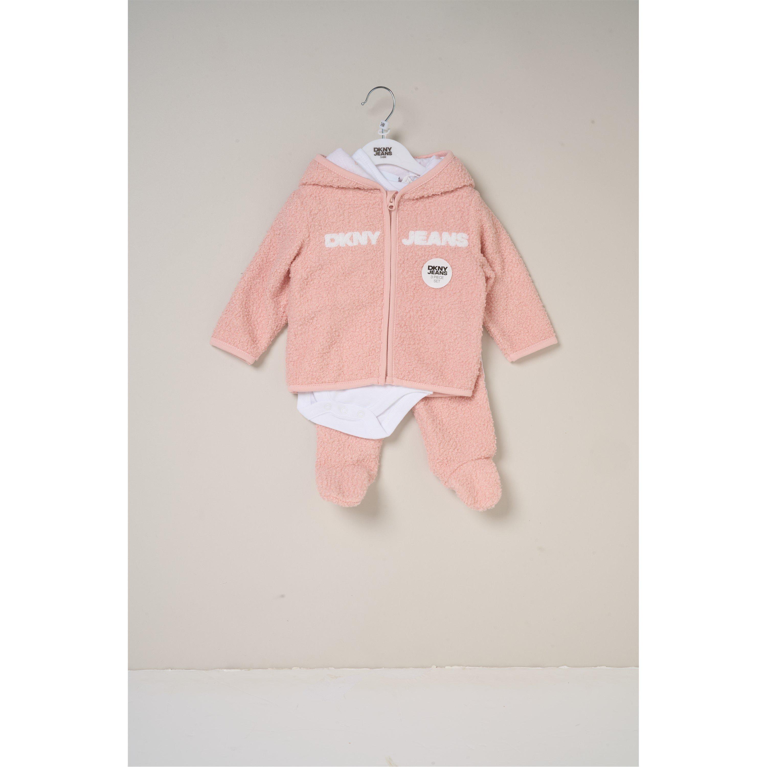 Pink - DKNY - Top and Trouser Pyjama Set - 2