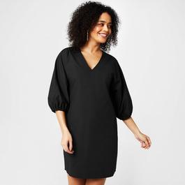 Biba Biba V Neck Shift Dress