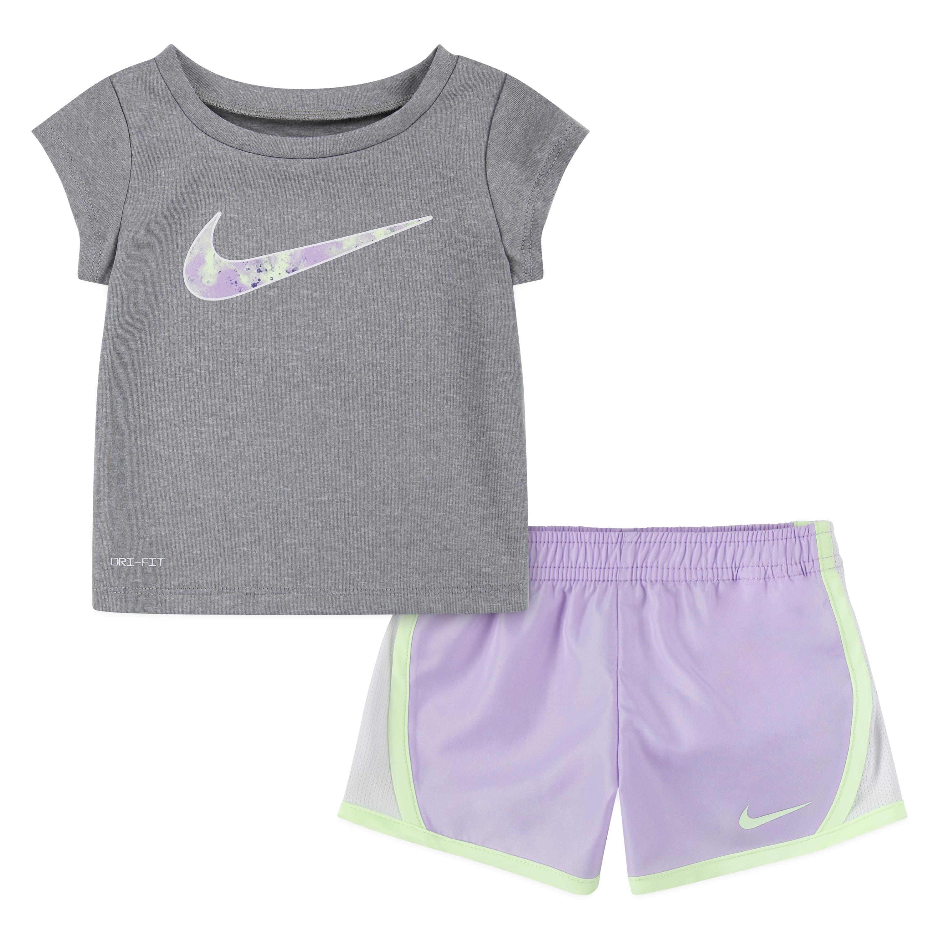 Lilac Bloom - Nike - Kids' Printed Club Tempo Top and Skirt Set - 1