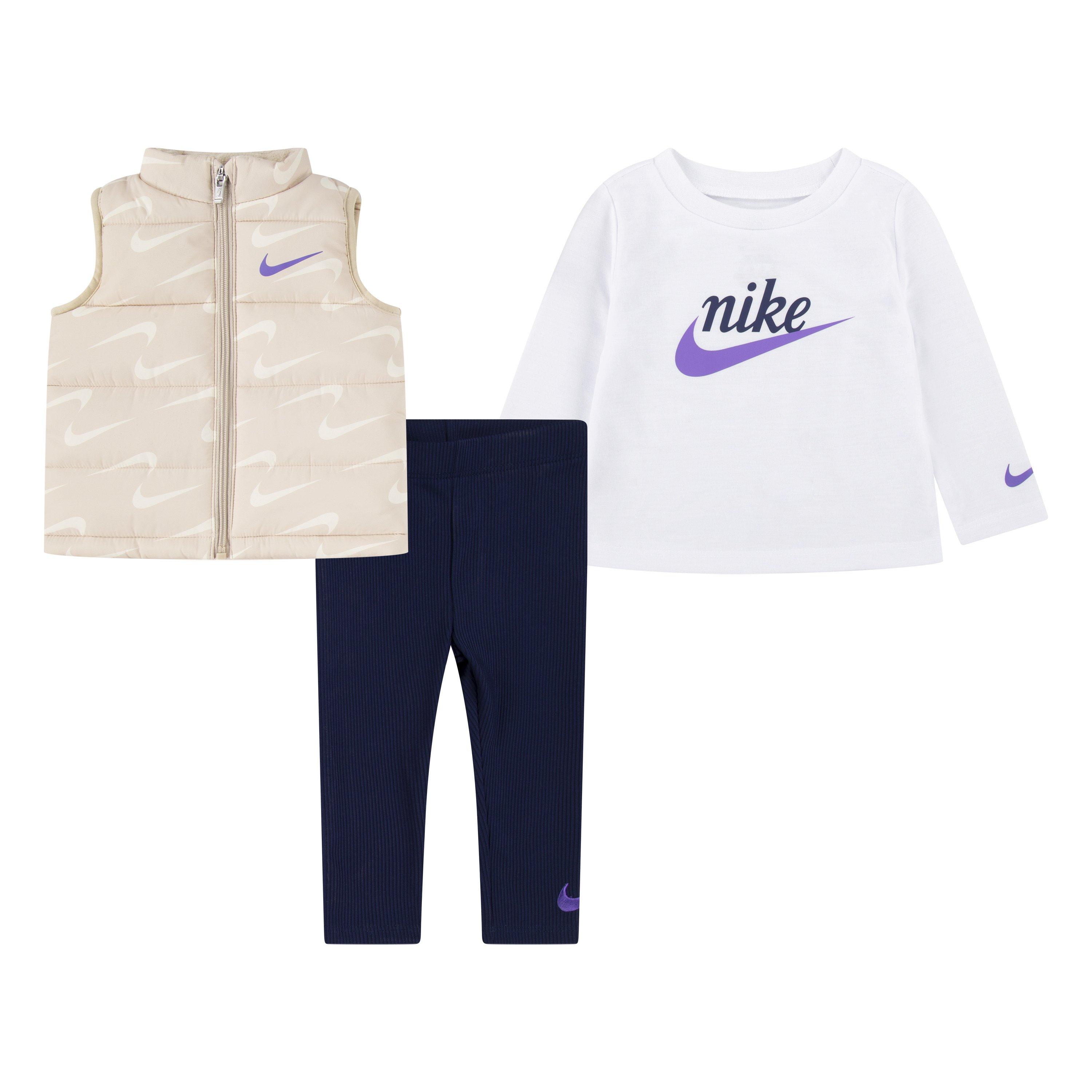Midnight Navy - Nike - Kids' First Impressions 3Pc Set Top and Legging - 1