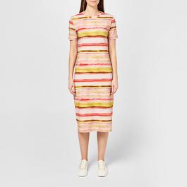 PS Paul Smith Sunray Striped Shift Dress