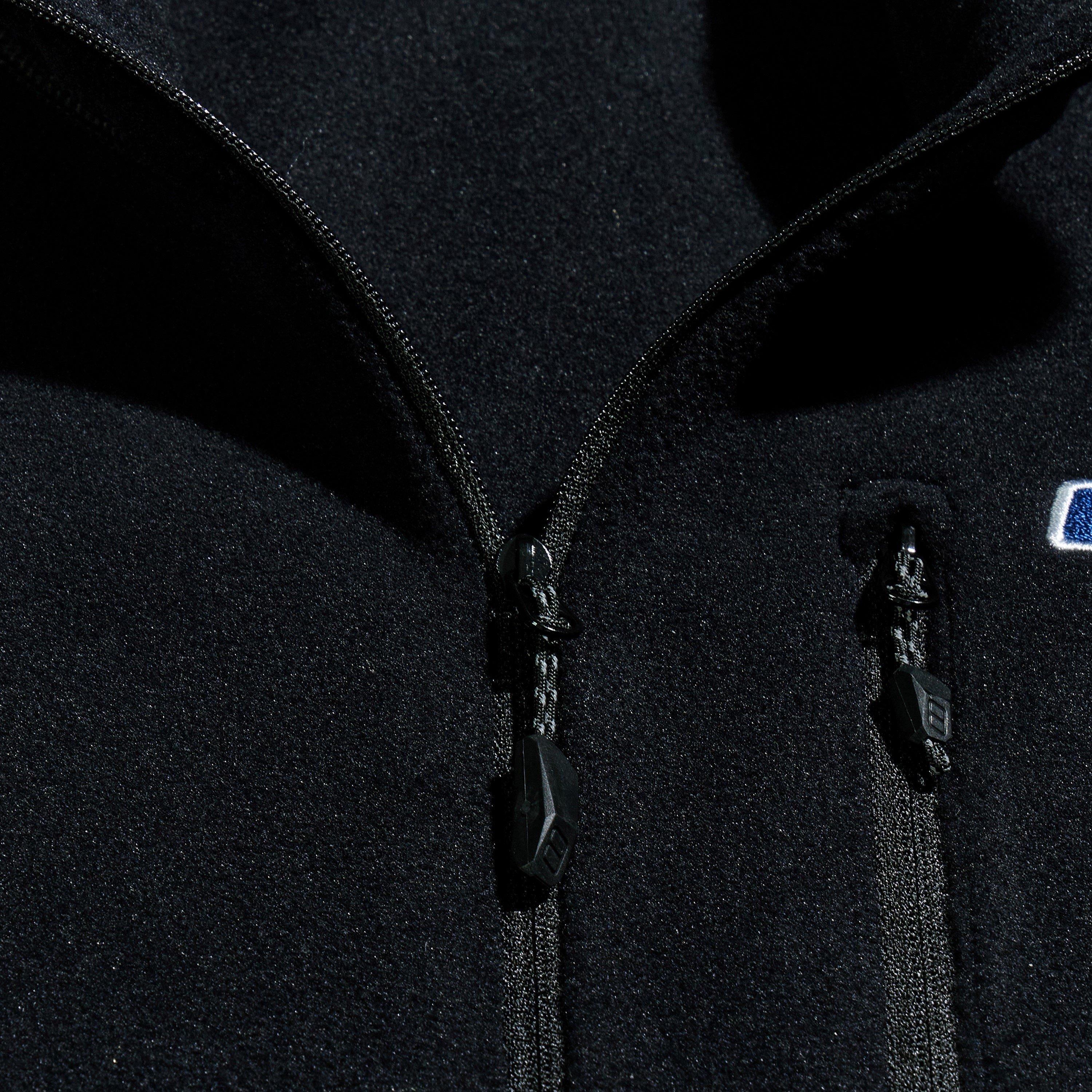 Jet Black - Berghaus - Men's Prism Half Zip Long Sleeve Polartec Funnel Neck Fleece - 8