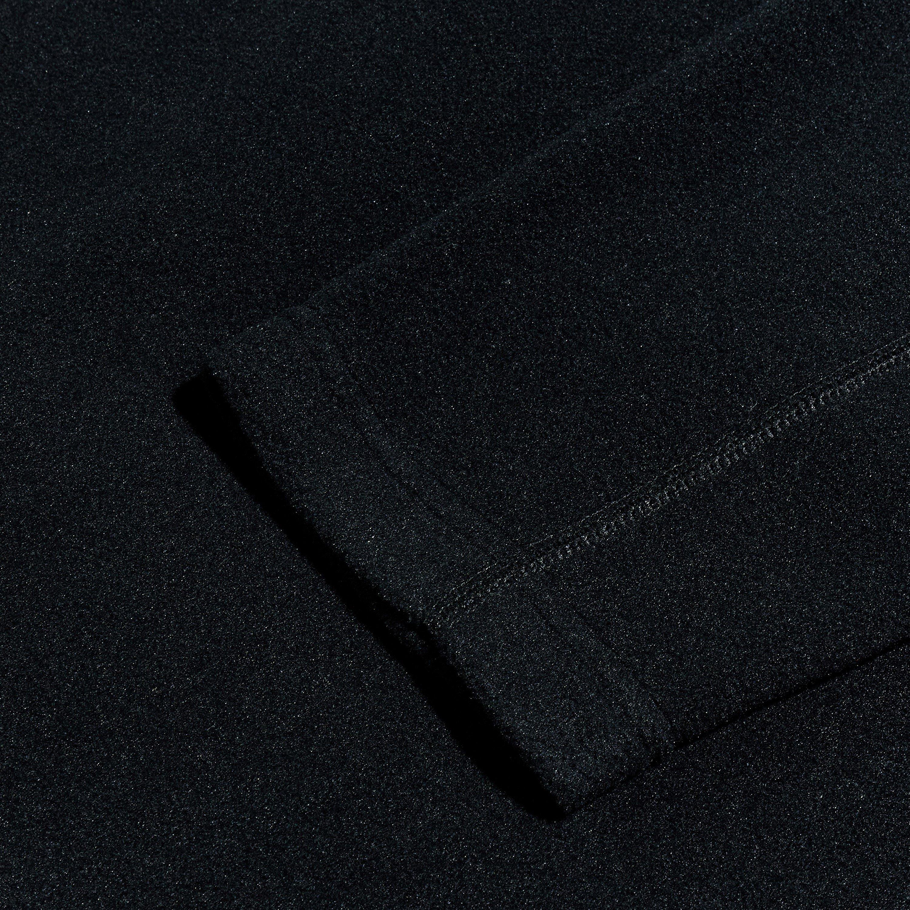 Jet Black - Berghaus - Men's Prism Half Zip Long Sleeve Polartec Funnel Neck Fleece - 9