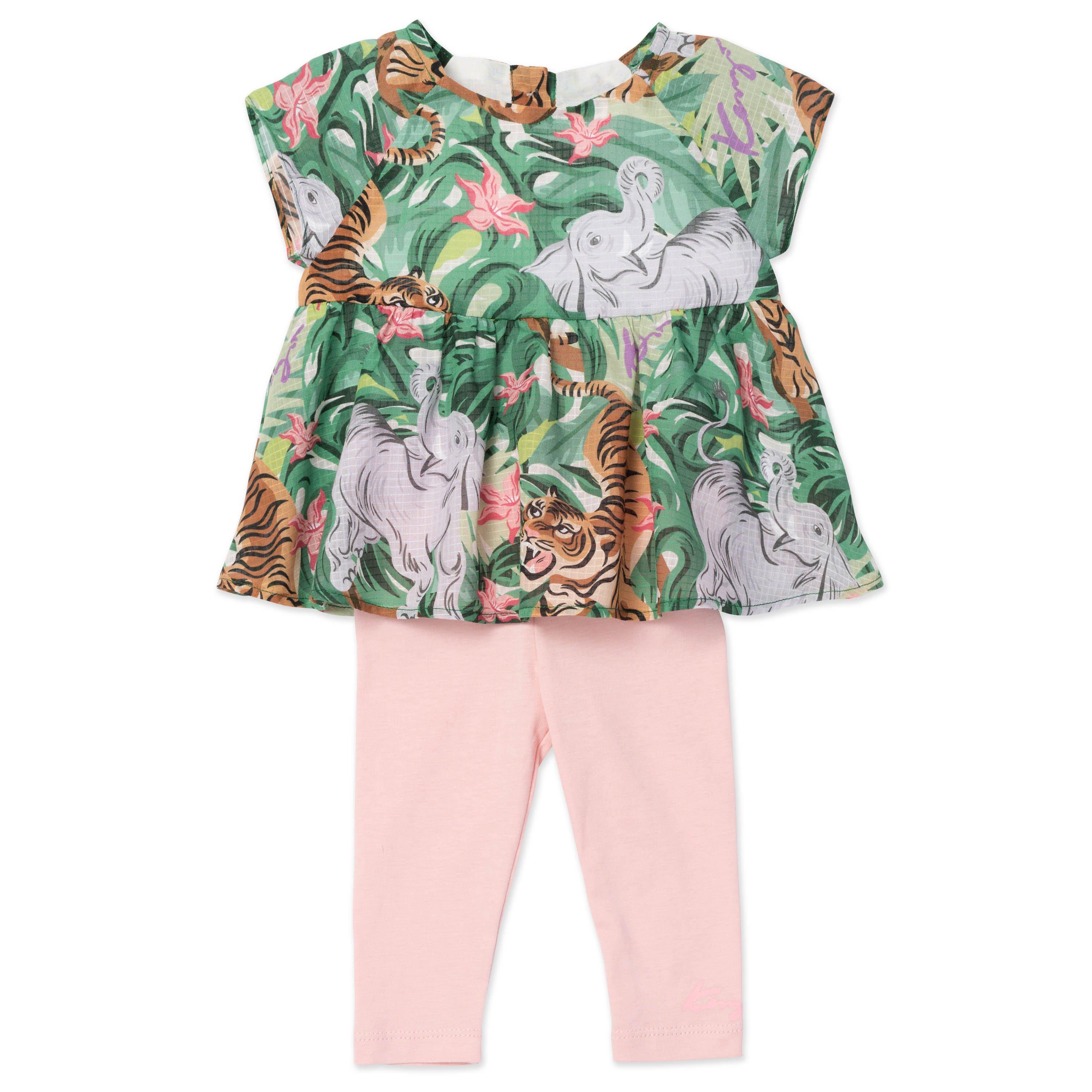 Kenzo Kids' Top and Trouser Pyjama Set - Pink