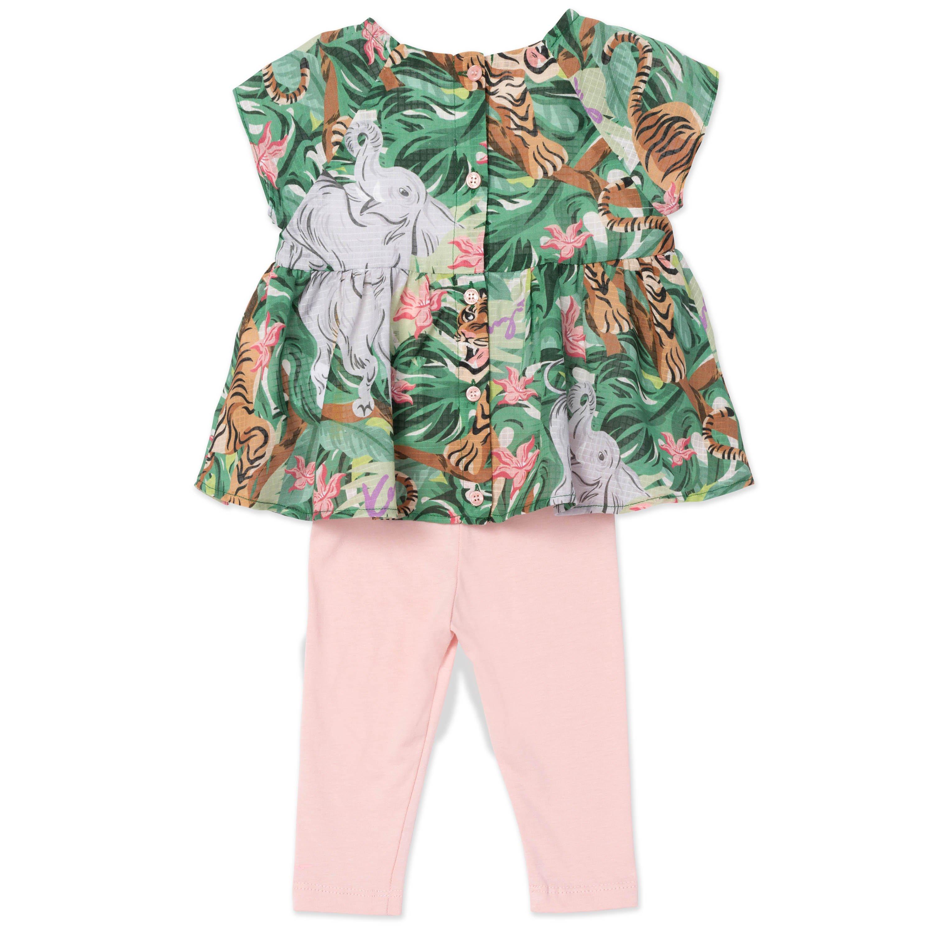 Pink - Kenzo - Kids' Top and Trouser Pyjama Set - 2