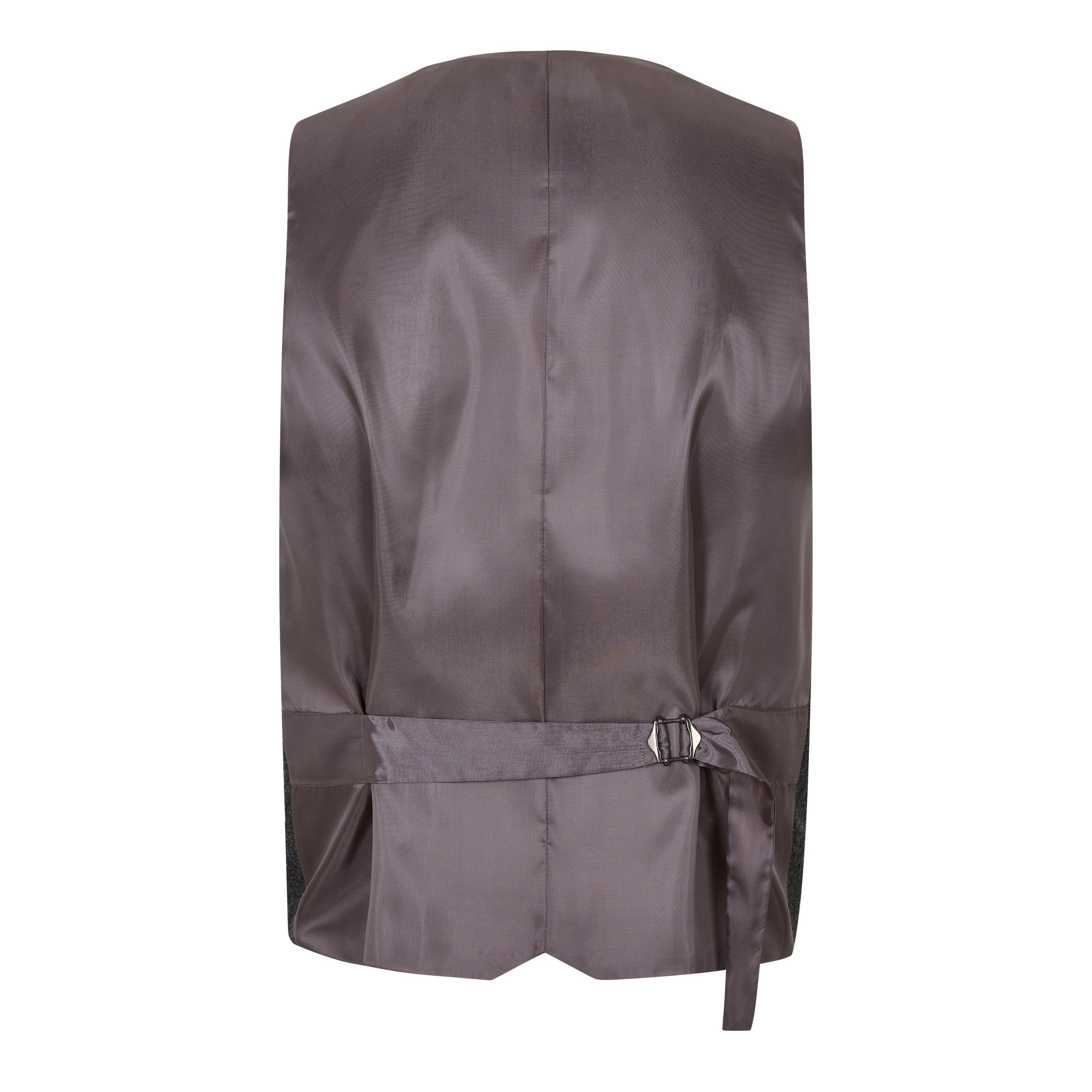 Charcoal - Shelby and Sons - Men's Uptown Waistcoat - 2