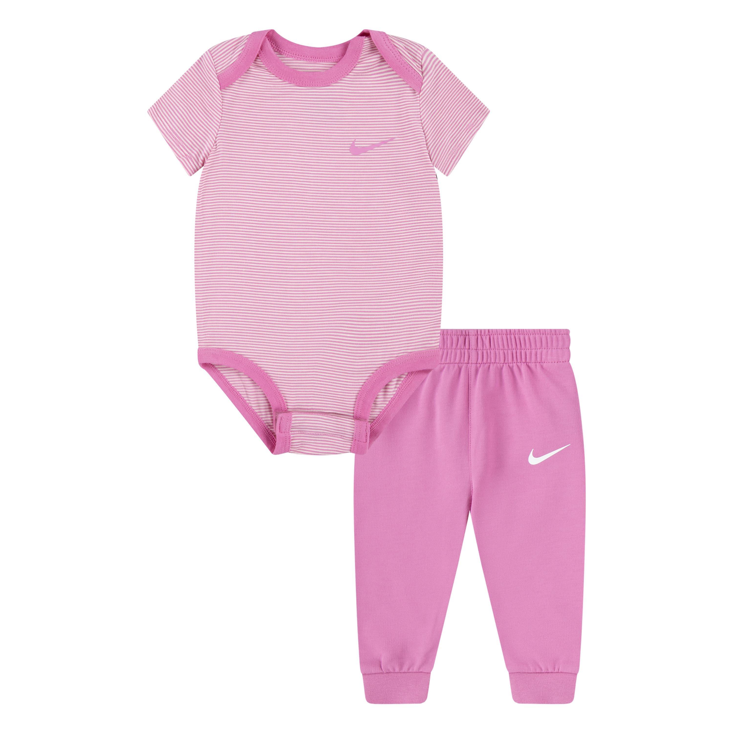 Unisex Kids' 2 Piece Striped Short Sleeve Pyjama Set