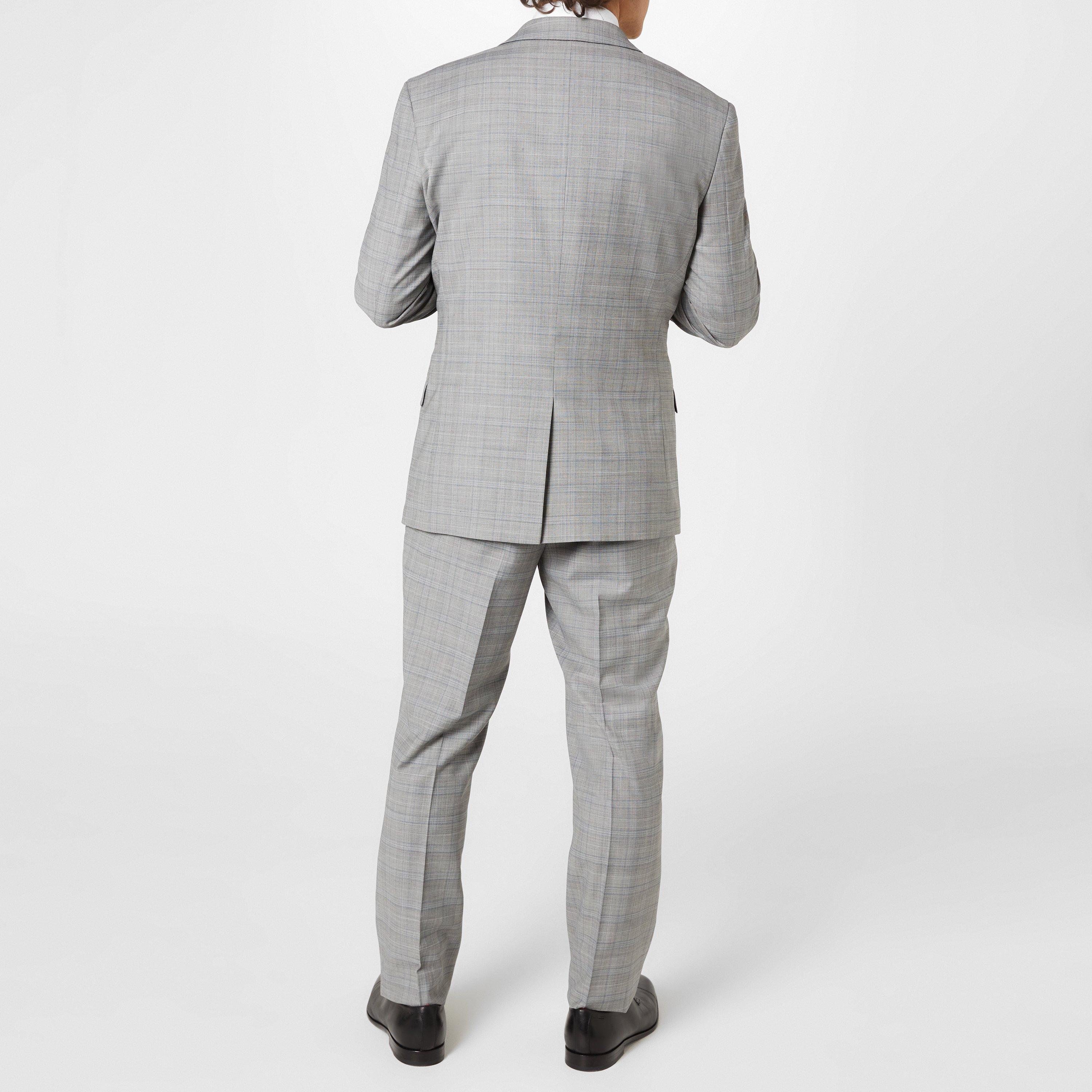 Cinzento - Ted Baker - Check Vest Waistcoat - 3