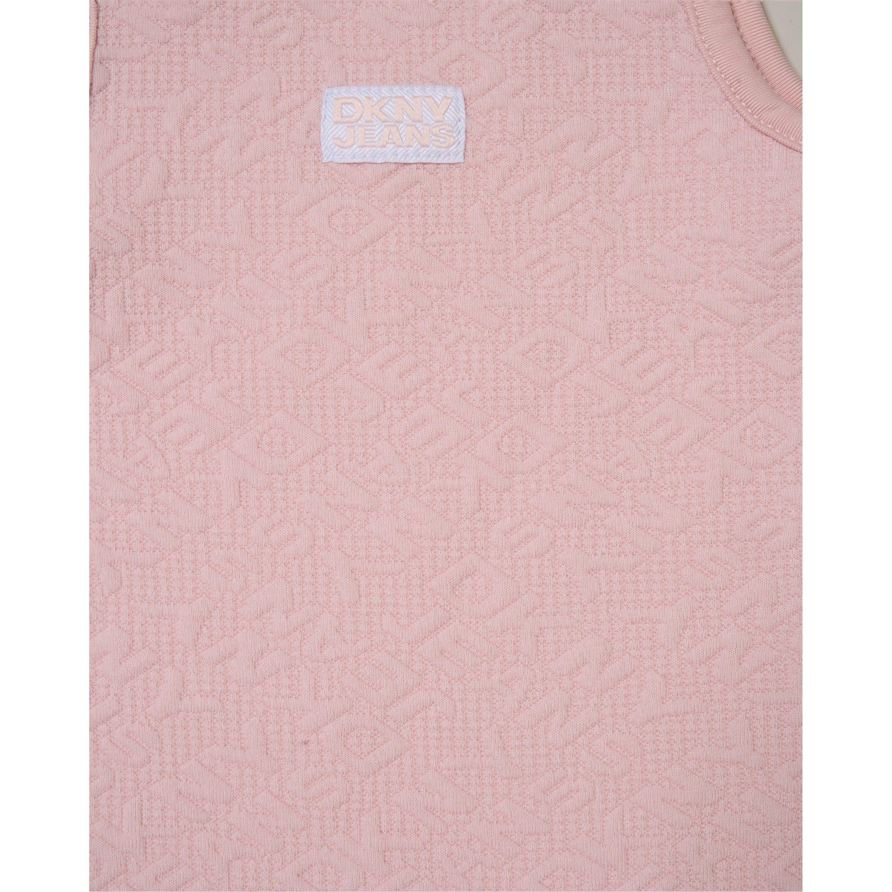 Pink - DKNY - Dung Top and Trouser Pyjama Sets - 4