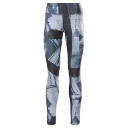 Reebok Lux Bold Printed Leggings Womens