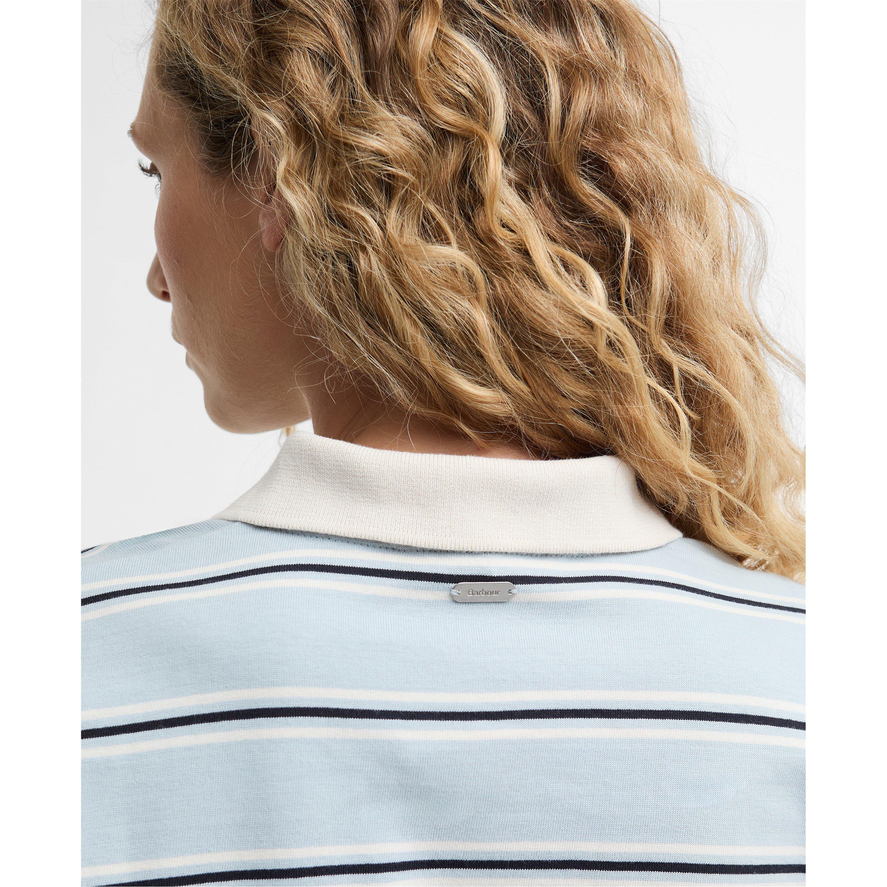 Celestl Blue S - Barbour - Women's Rugby Polo Shirt - 5