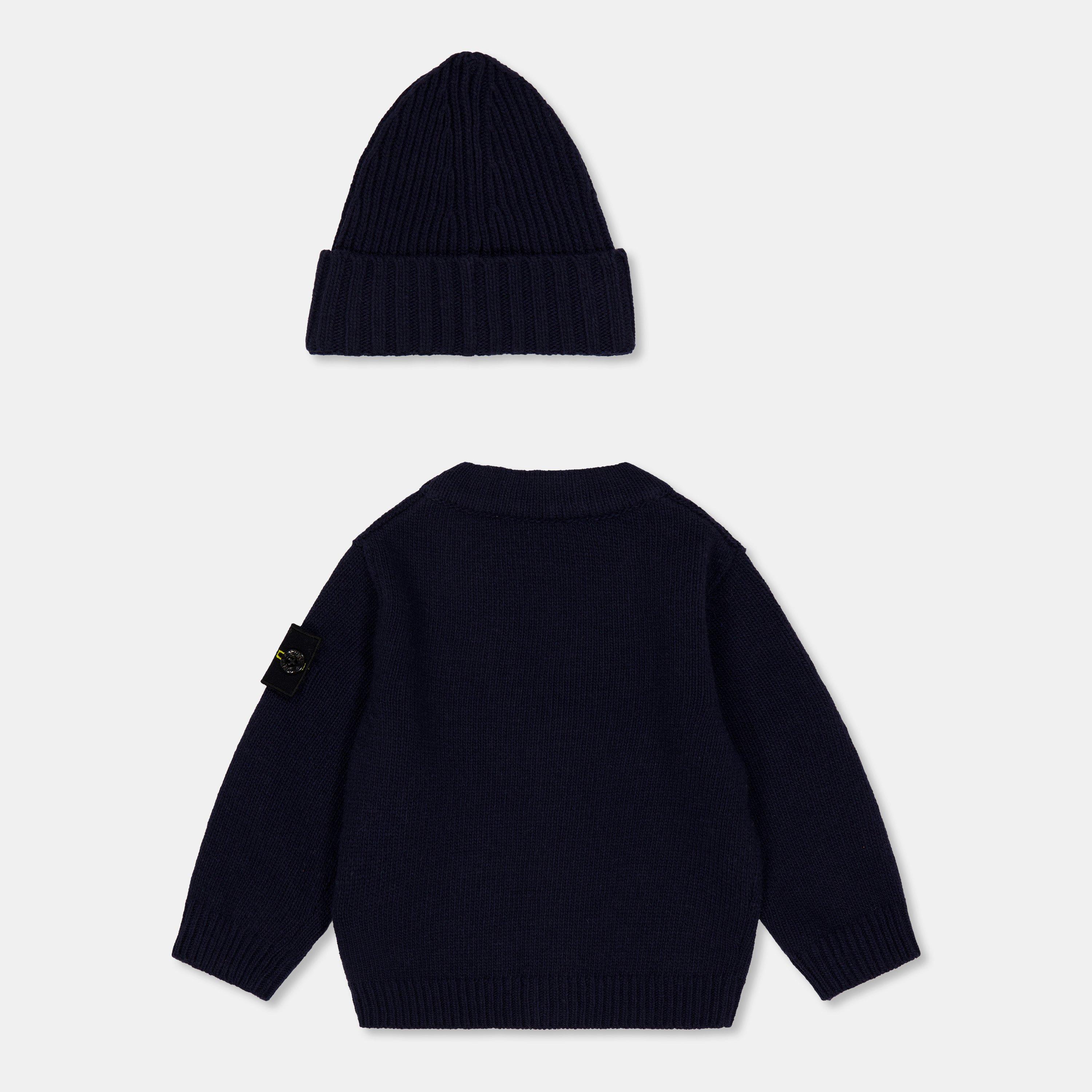 Navy V0020 - Stone Island - Stone Cardi Set Bb54 - 2