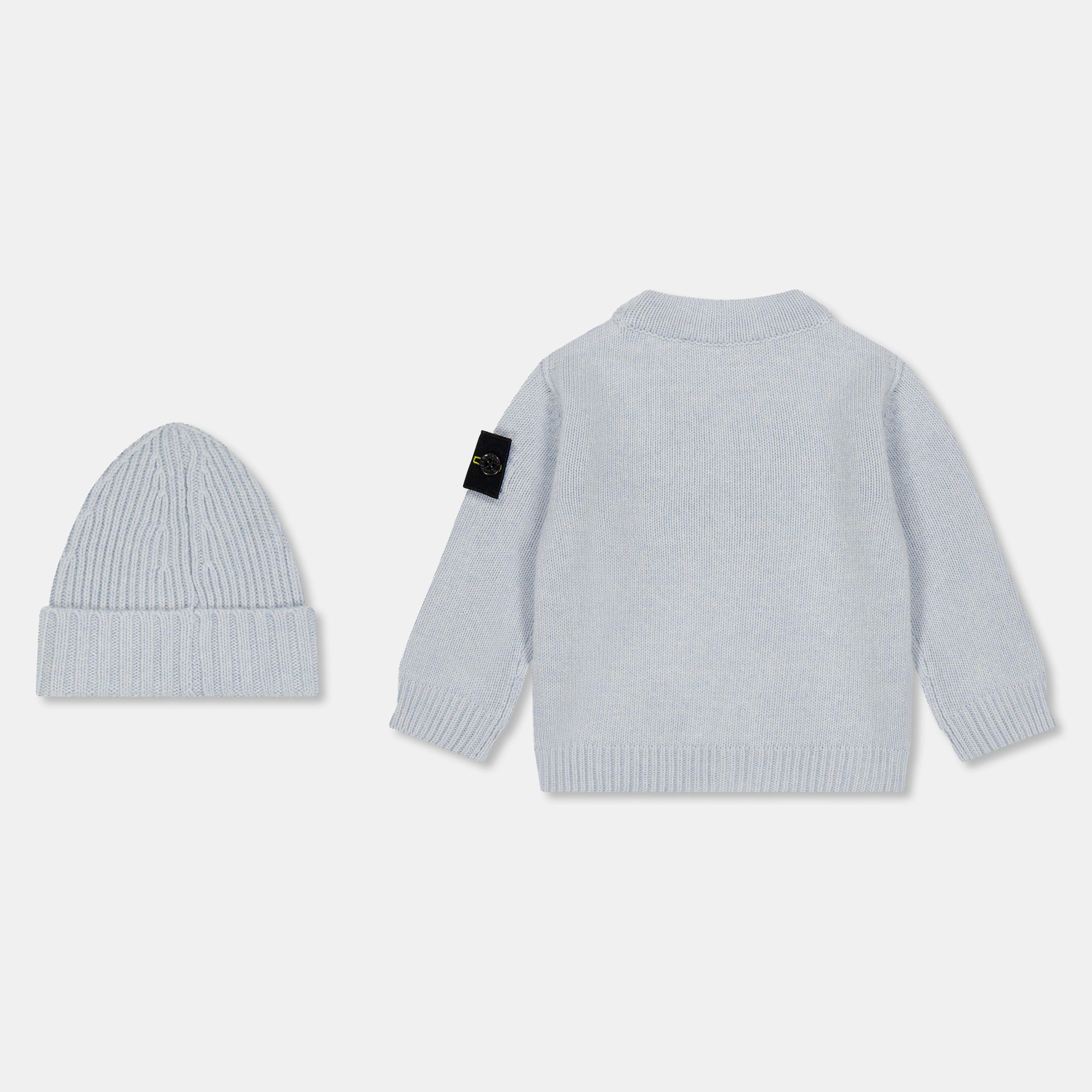 Azzurro V004A - Stone Island - Kids' Cardigan Set - 2