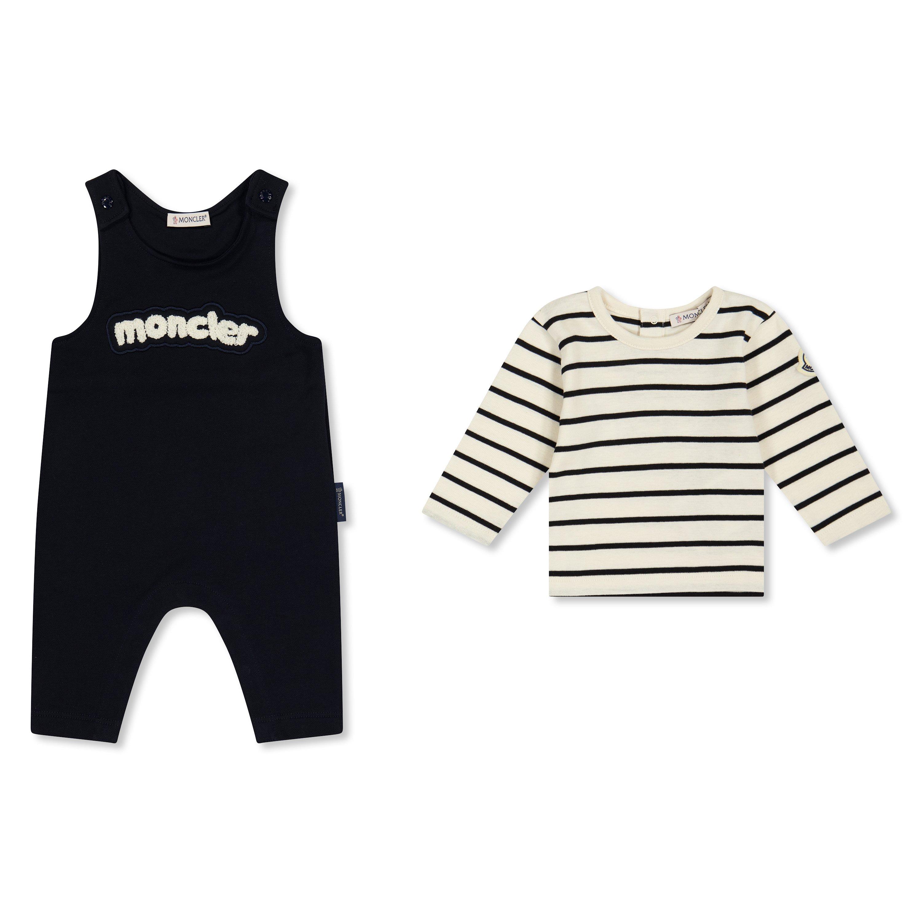 Blue 778 - Moncler - Unisex Kids' Dungaree Onesie - 1