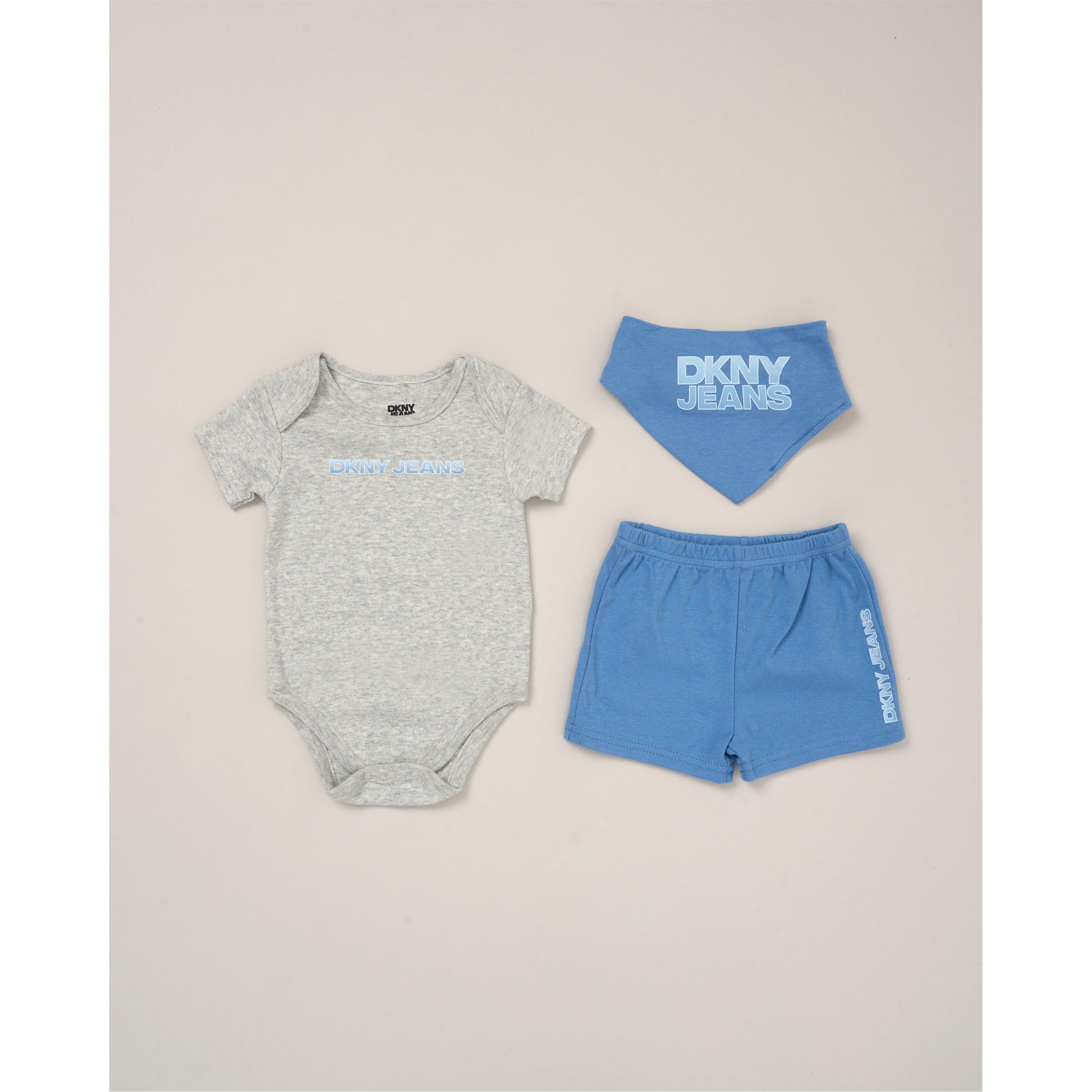 DKNY DKNY Jeans Bodysuit Shorts and Bib - BLU