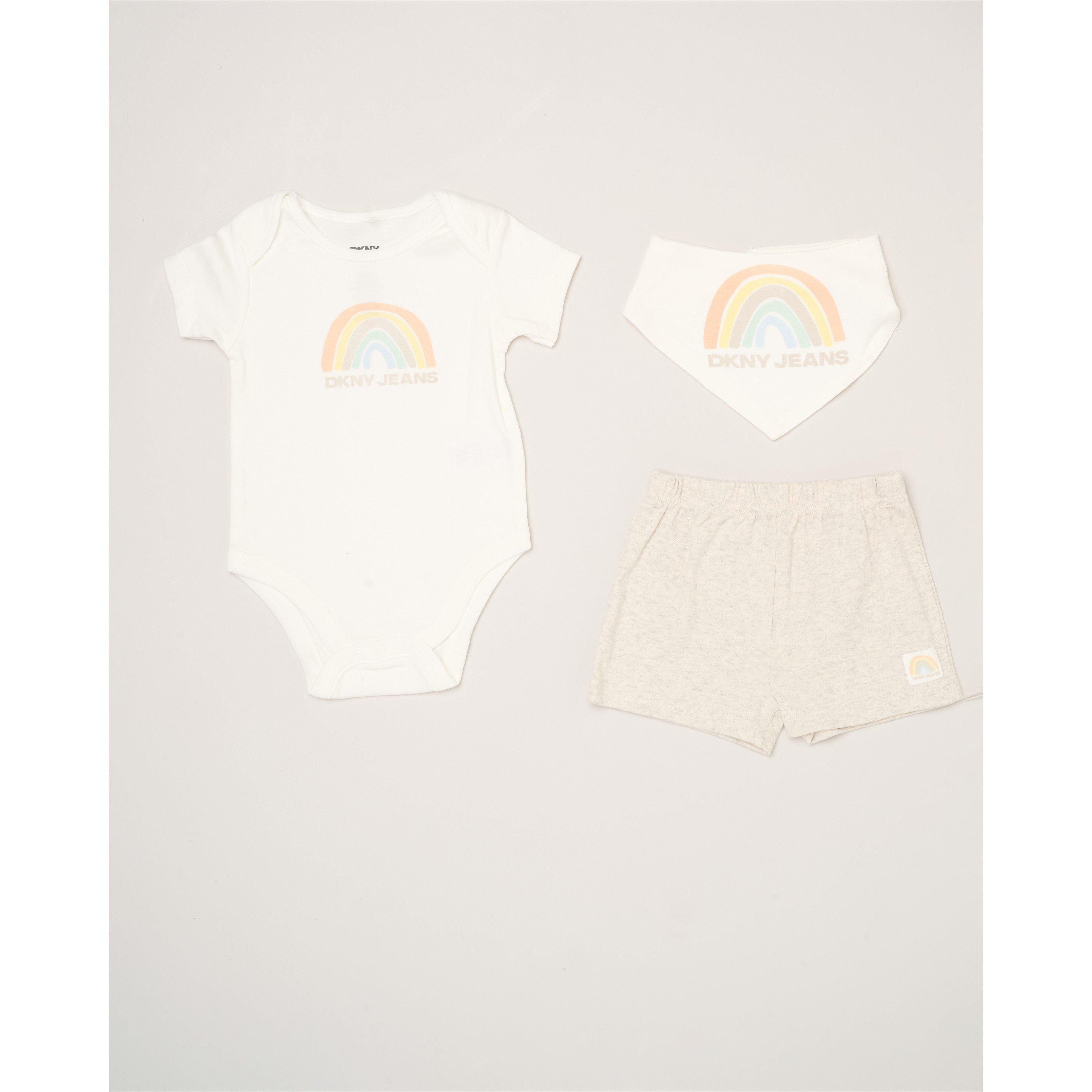 OATMARL - DKNY - DKNY Jeans Bodysuit Shorts and Bib - 1