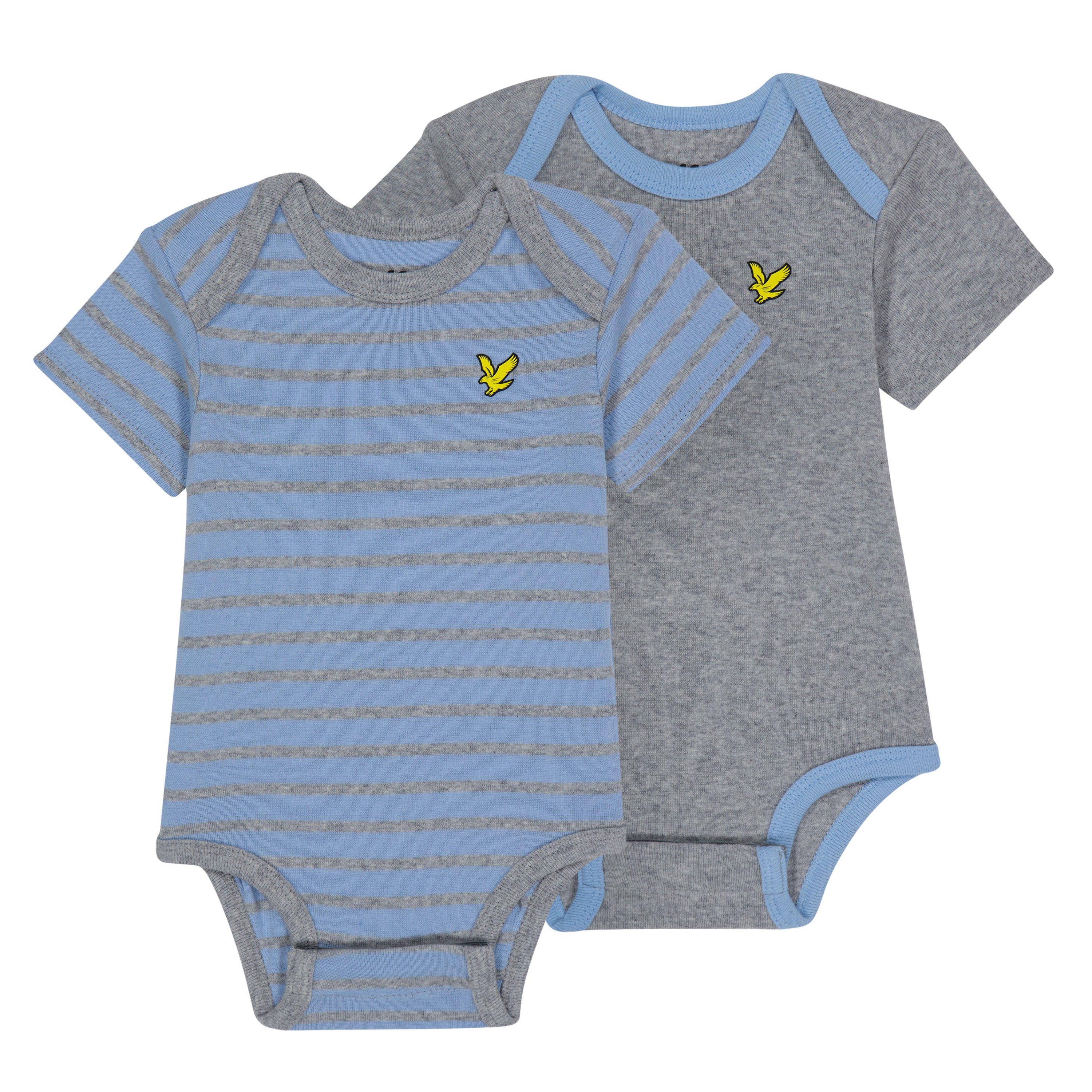 Chambray Blå - Lyle and Scott - Eagle Onesie - 1