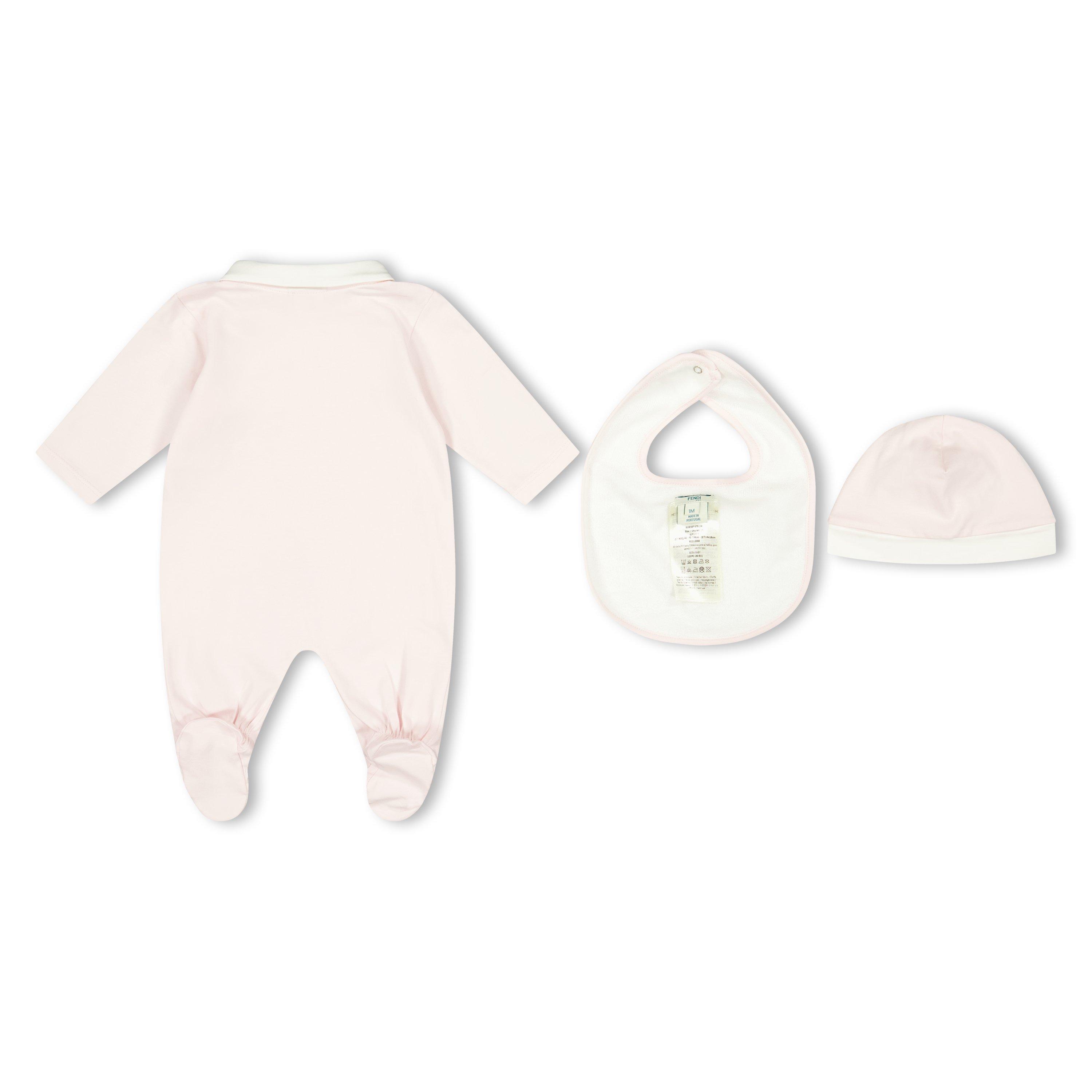 Pink FC011 - Fendi - Fendi 3pcs Baby Set Bb63 - 2