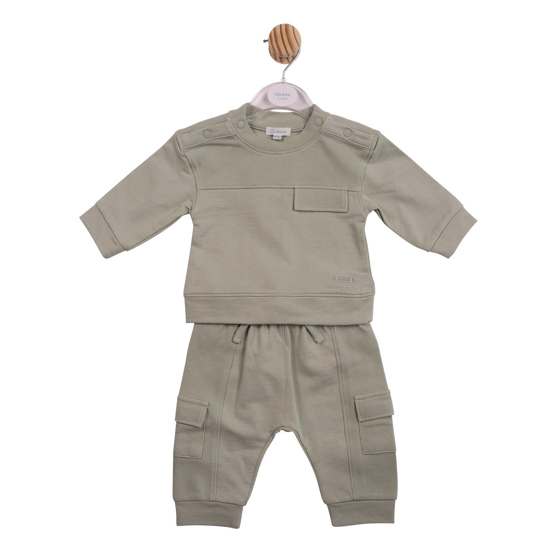 Sage - Mintini Baby - Baby Jog Set - 1