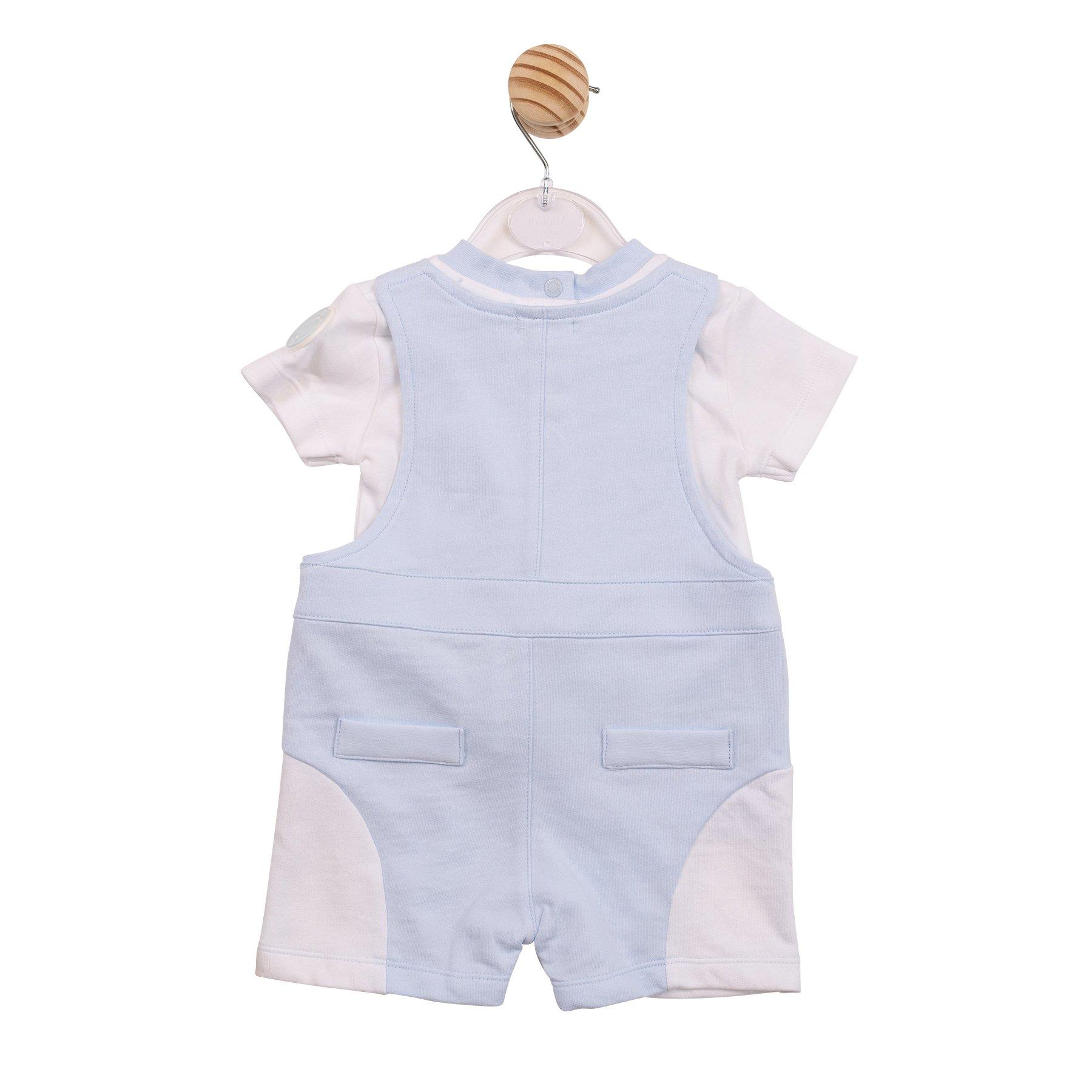 Weiß/Blau - Mintini Baby - Kids' Top and Dungaree Pyjama Set - 2