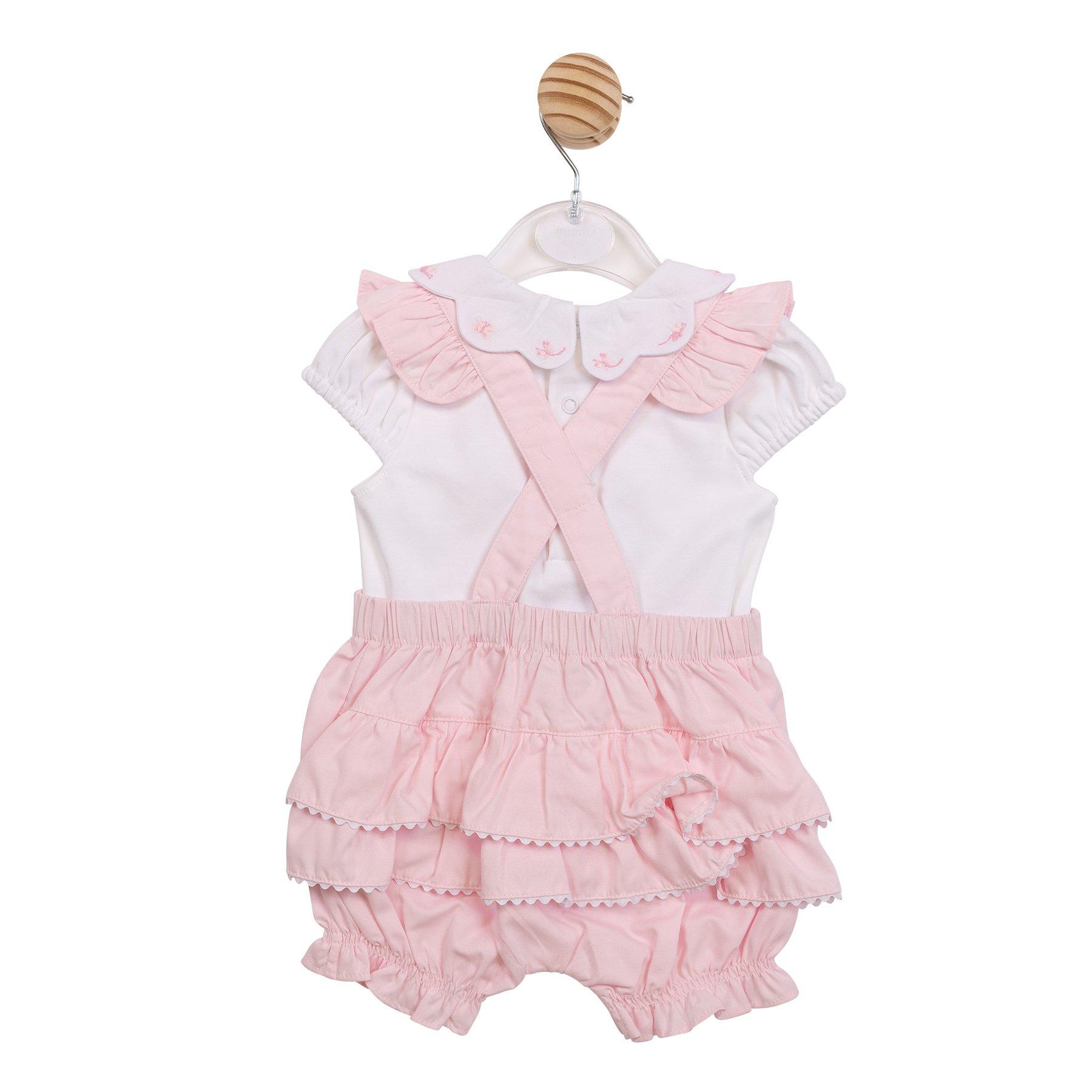 Weiß/Rosa - Mintini Baby - Kids' Top and Bloomer Pyjama Set - 2