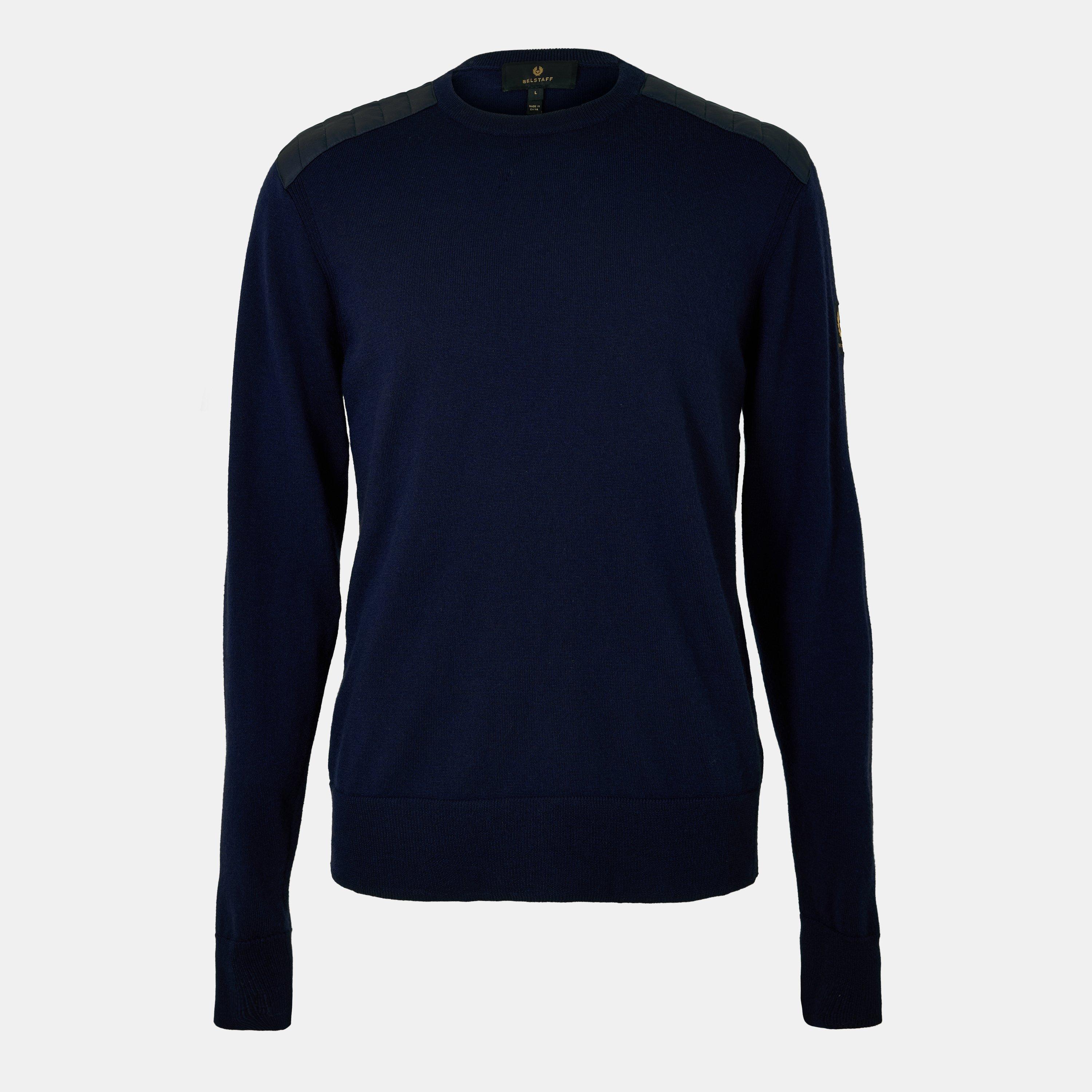 Belstaff Men's Kerrigan Crewneck Jumper - Dark Ink - 2XL