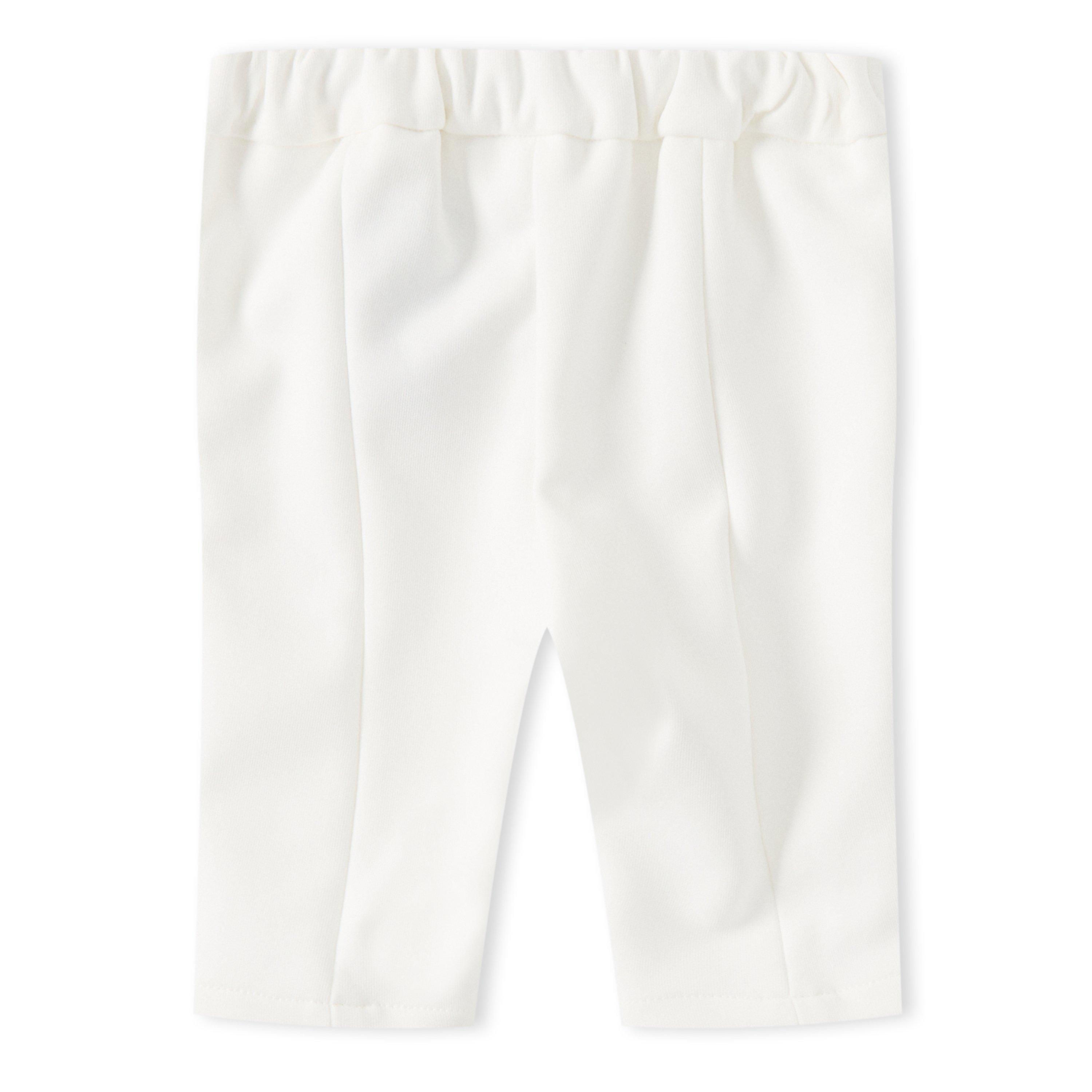 ivory - Balmain - Kids' Logo Straight Leg Trousers - 2