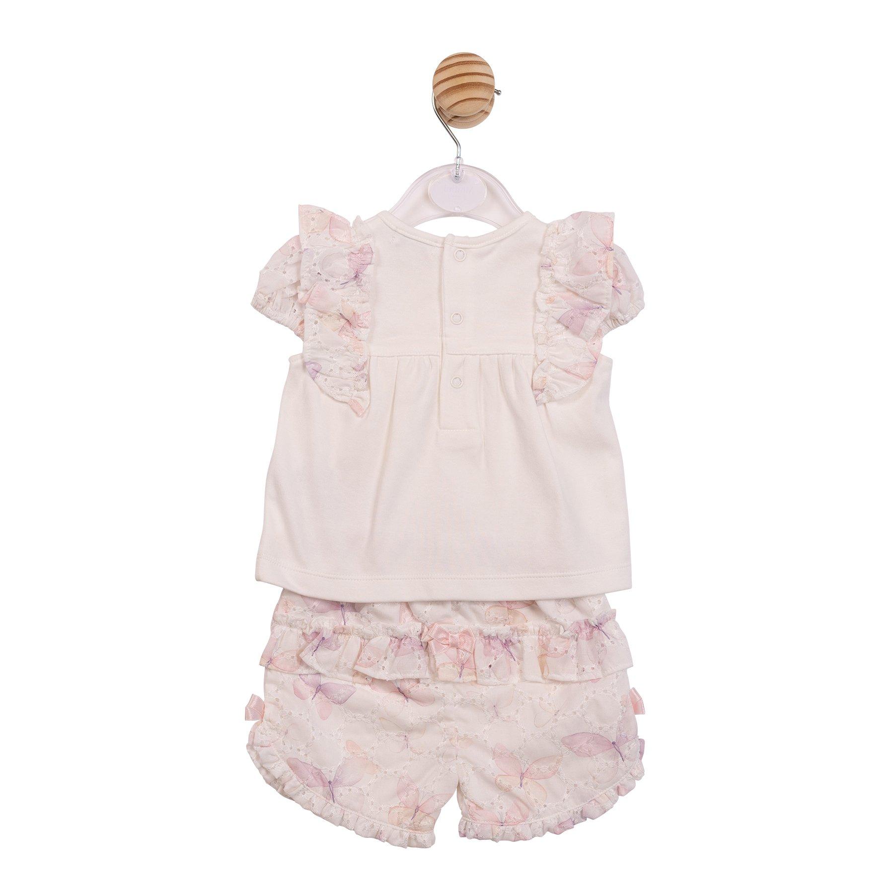 Weiß - Mintini Baby - Kids' Top and Short Pyjama Set - 2