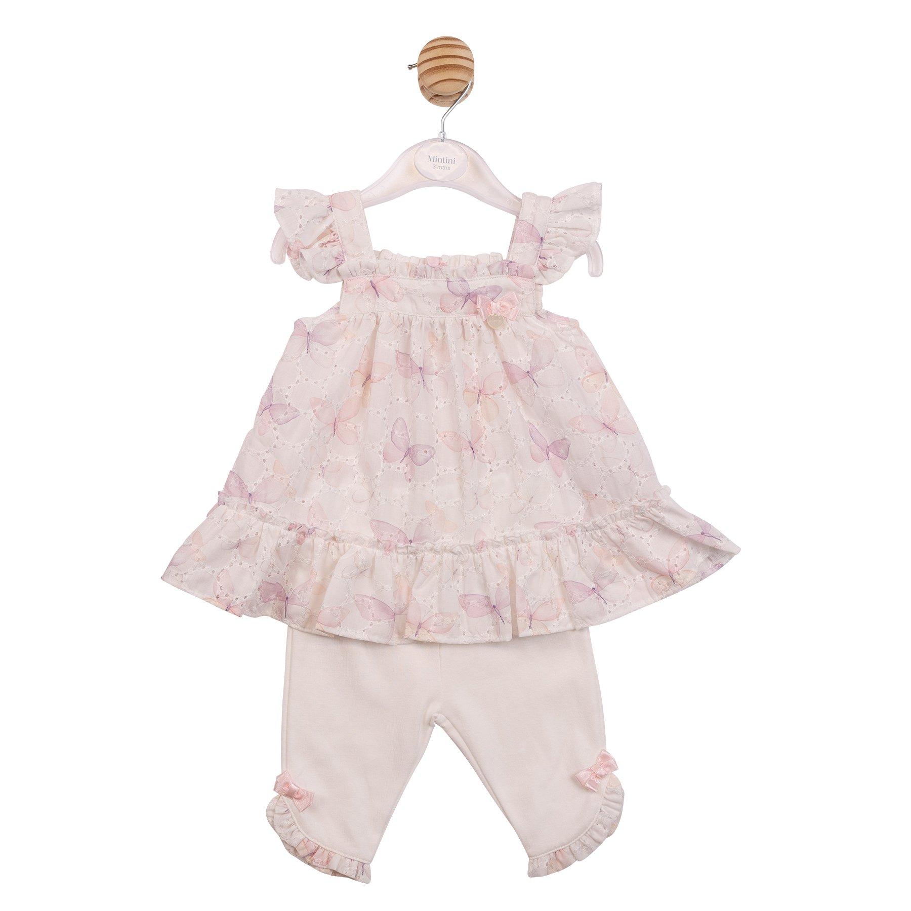 Weiß - Mintini Baby - Kids' Tunic and Legging Set - 1