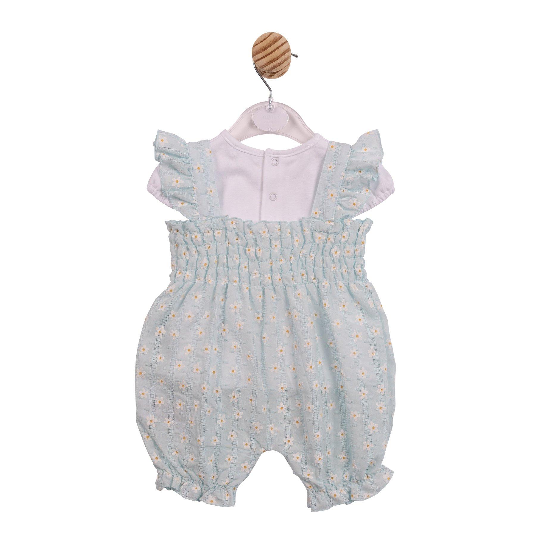 Weiß/Aqua - Mintini Baby - Kids' Top and Sunromper Pyjama Set - 2