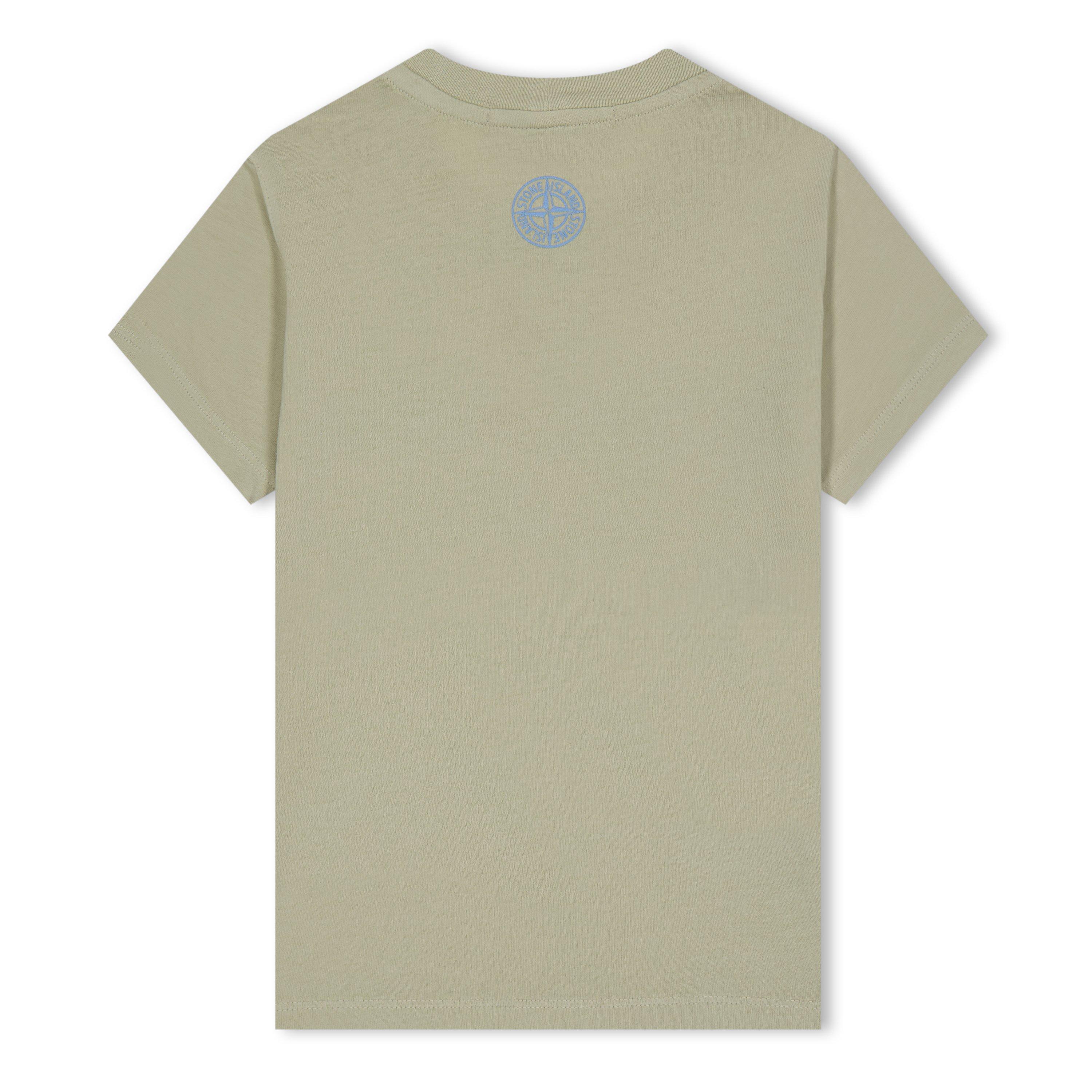 Ecru V0091 - Stone Island - Junior Logo Tshirt - 2