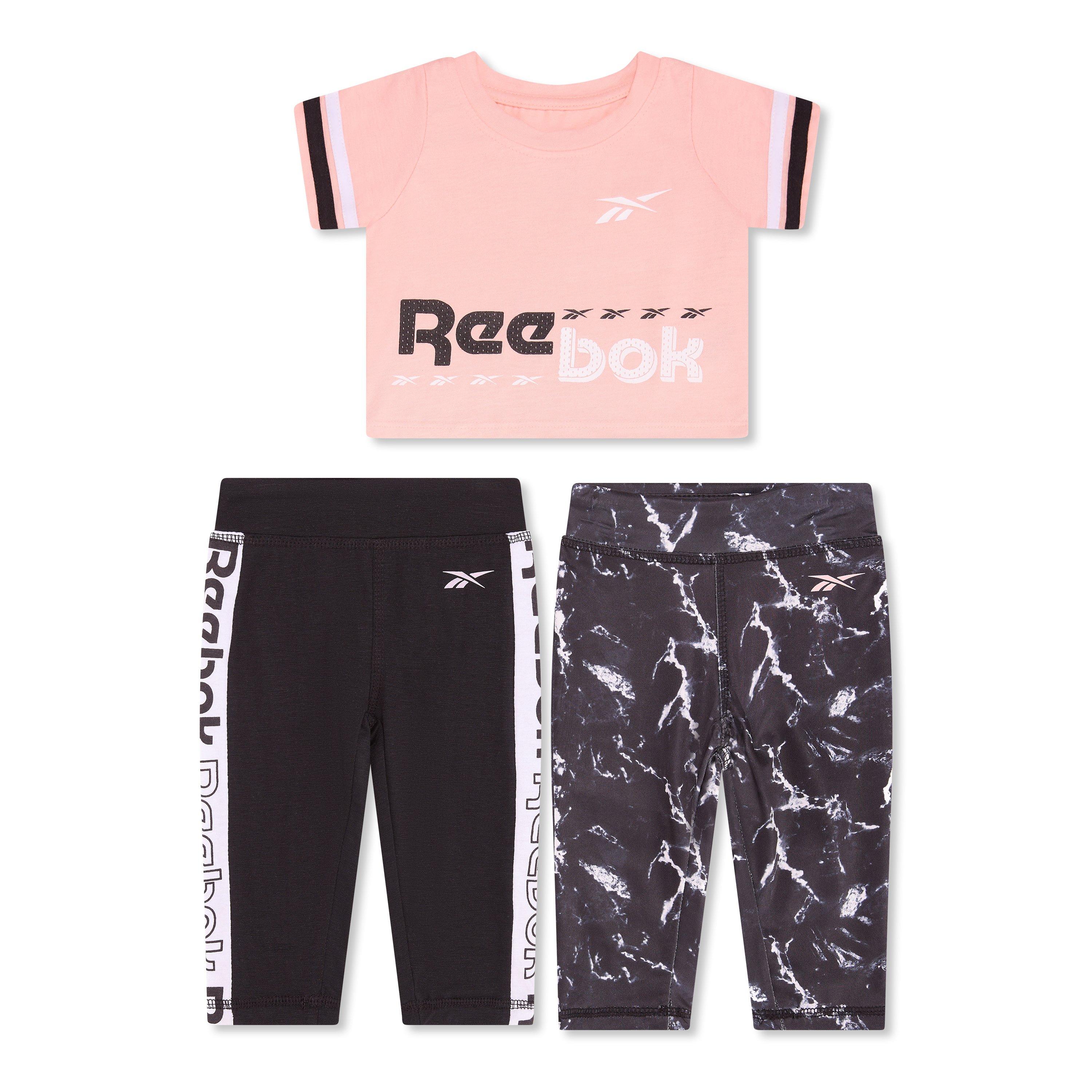 Reebok  Kids' Top And Trouser Set - Powder Pink - 9-12 Mnth