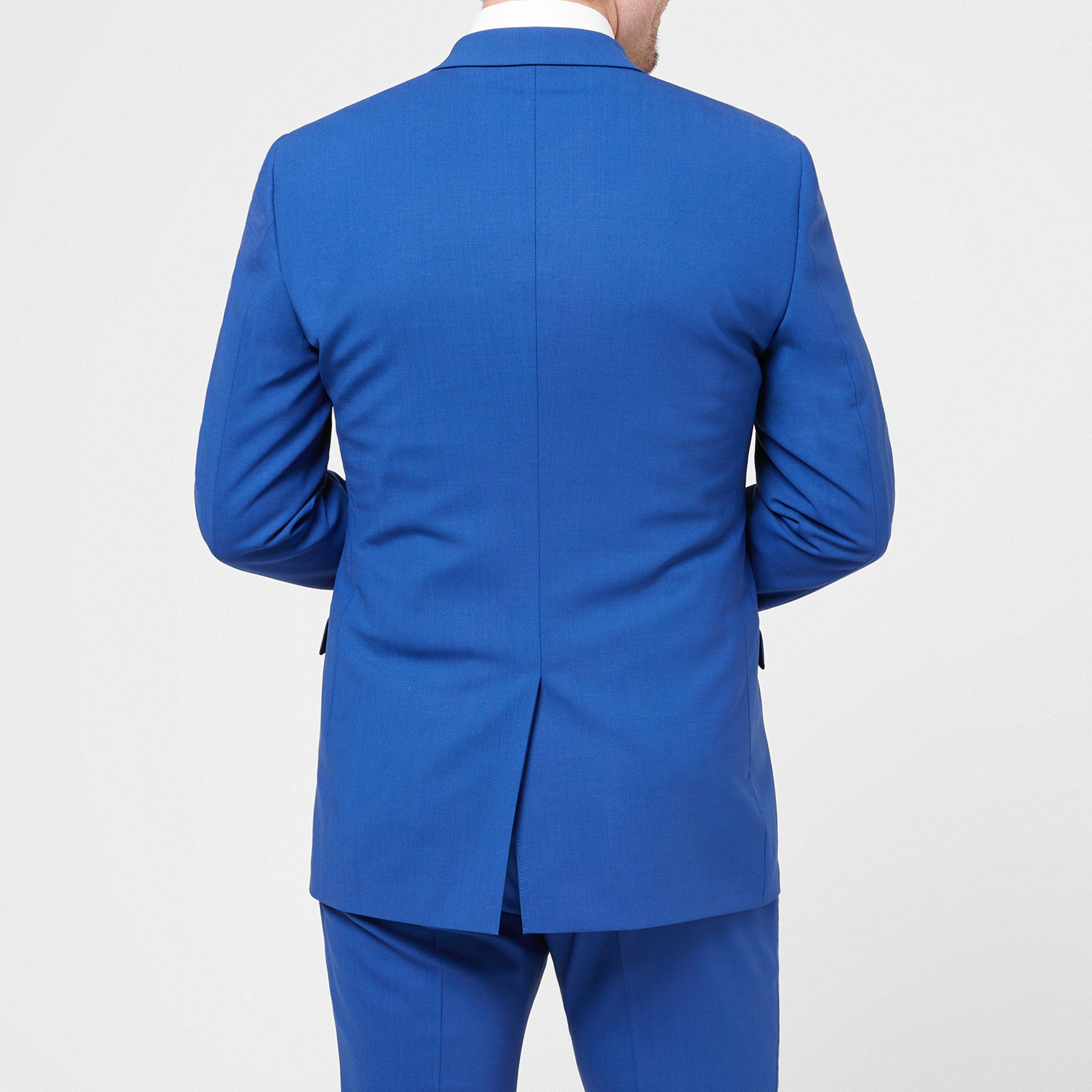 Bright Blue - Without Prejudice - Kilburn Slim Fit Waistcoat - 4
