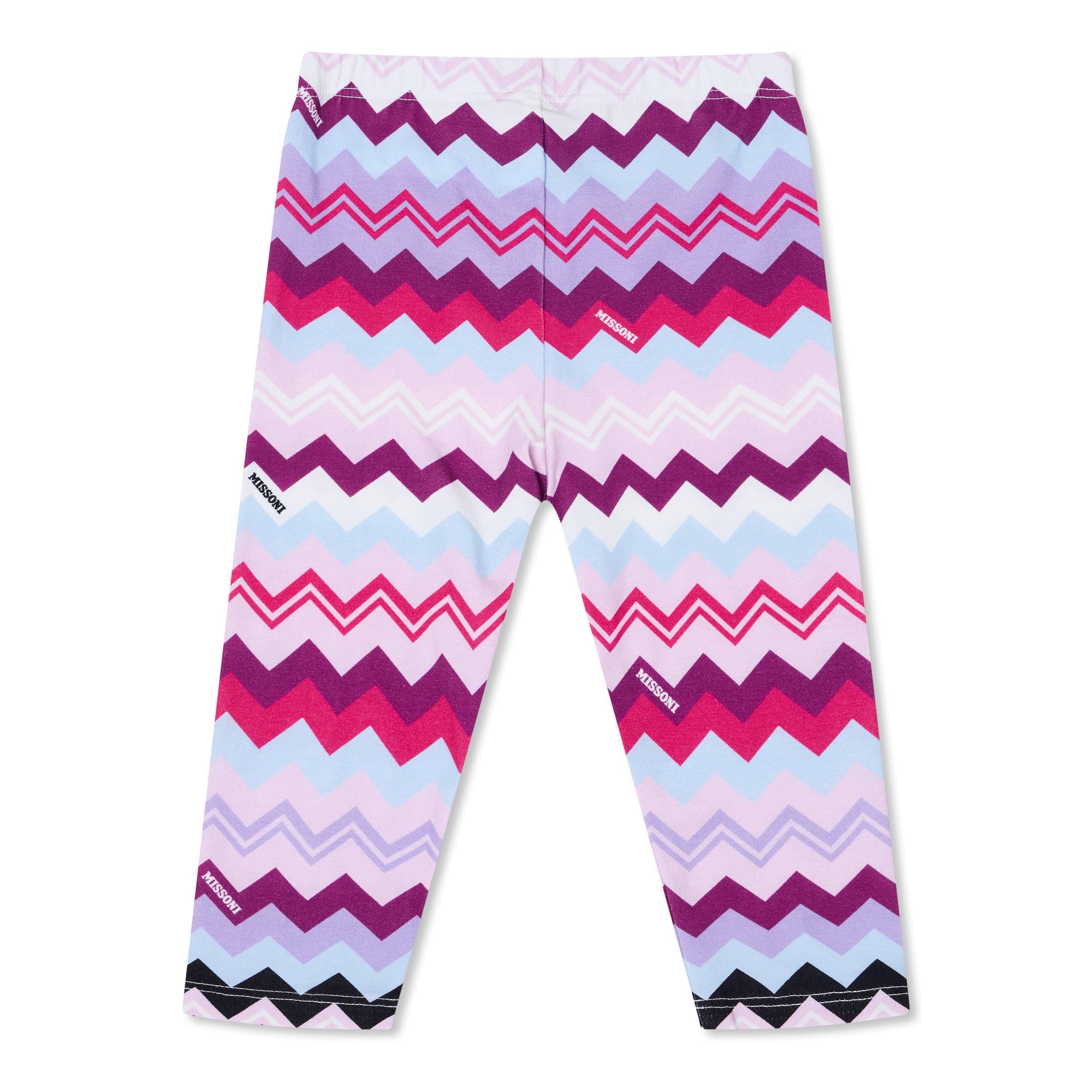 Glicine - Missoni - Kids' Zipped Zag Leggings - 2
