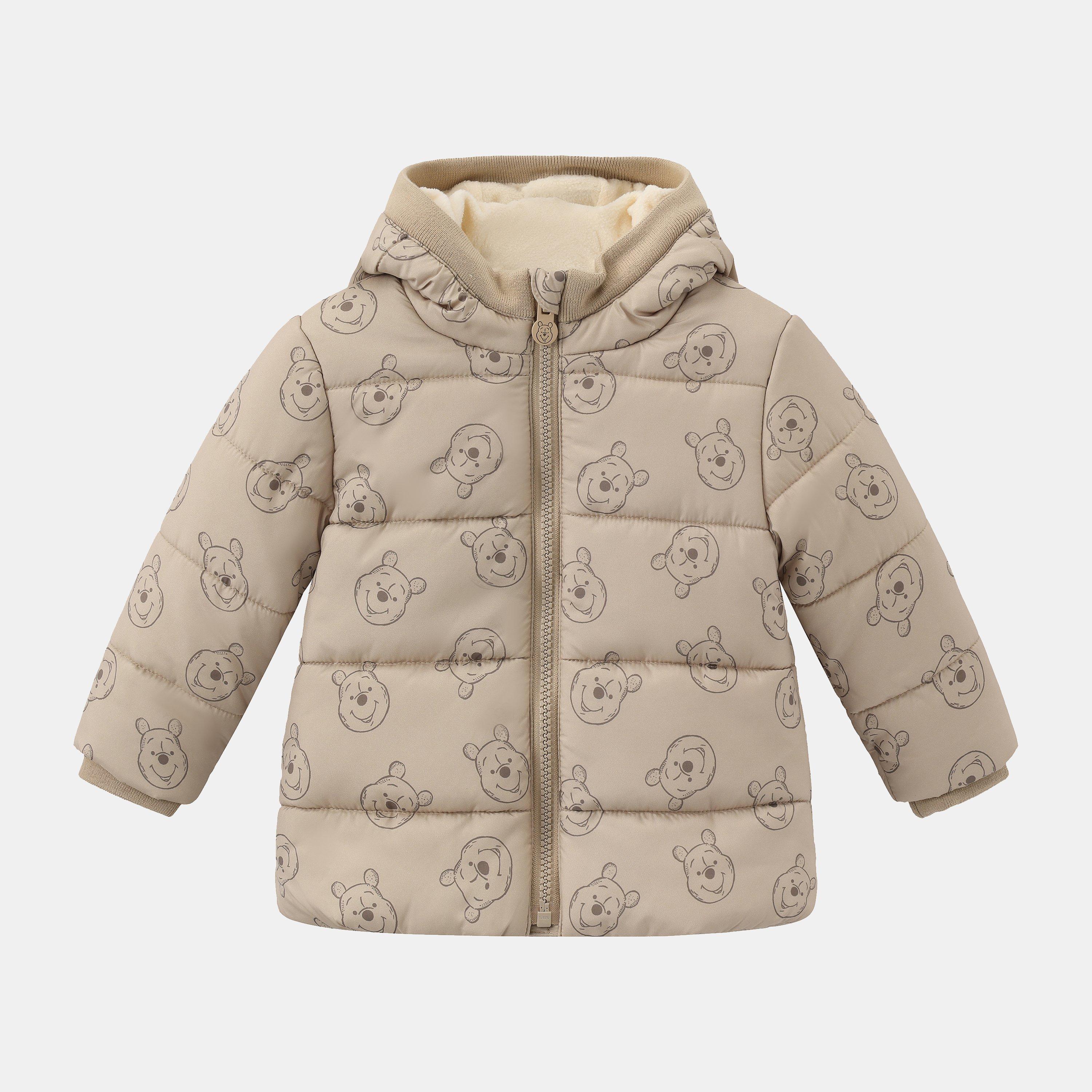 Winnie - Character - Unisex Kids Windproof Long Sleeve Padded Puffer Jacket - 1