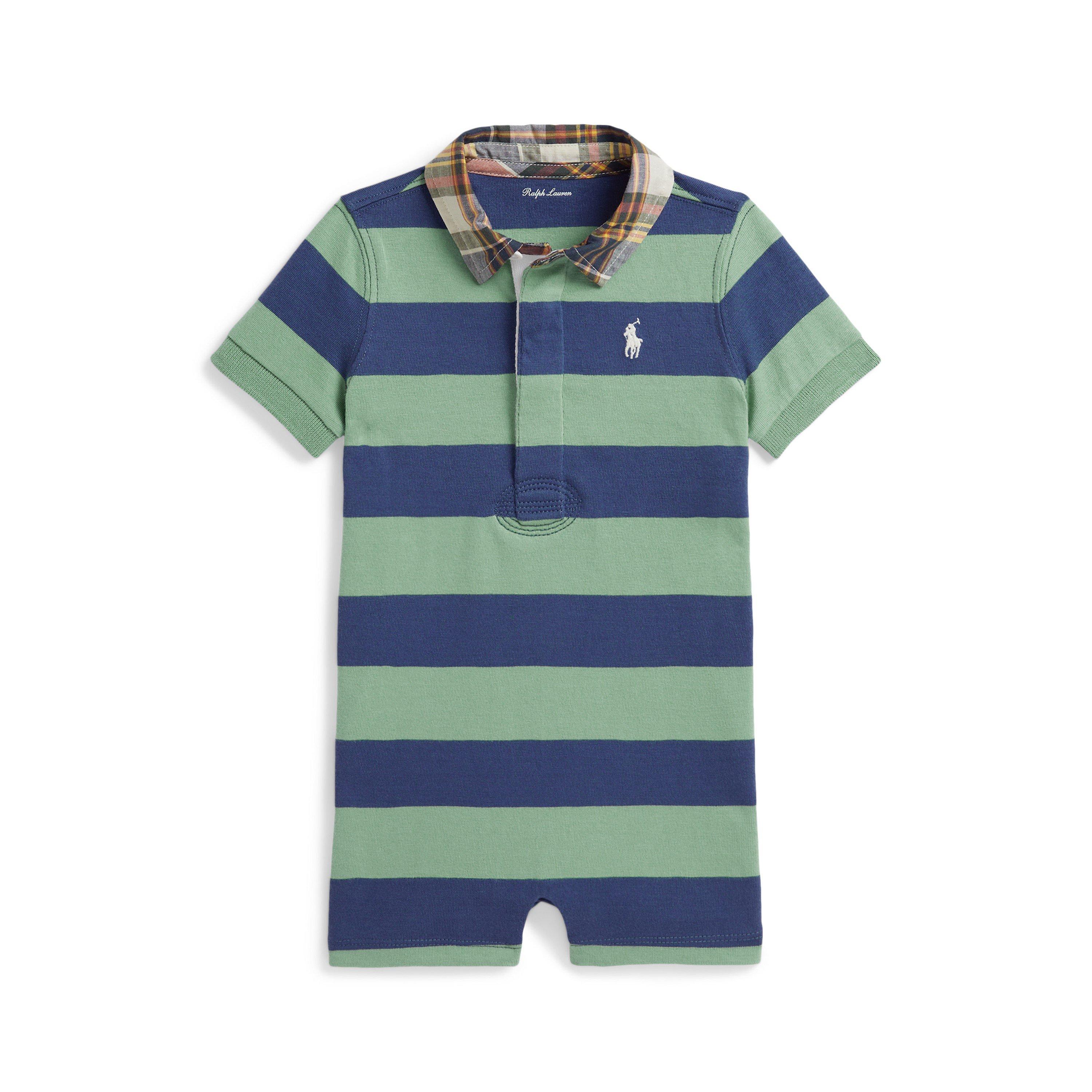 Mint/Royal - Polo Ralph Lauren - Kids' Shortall Onesie - 1
