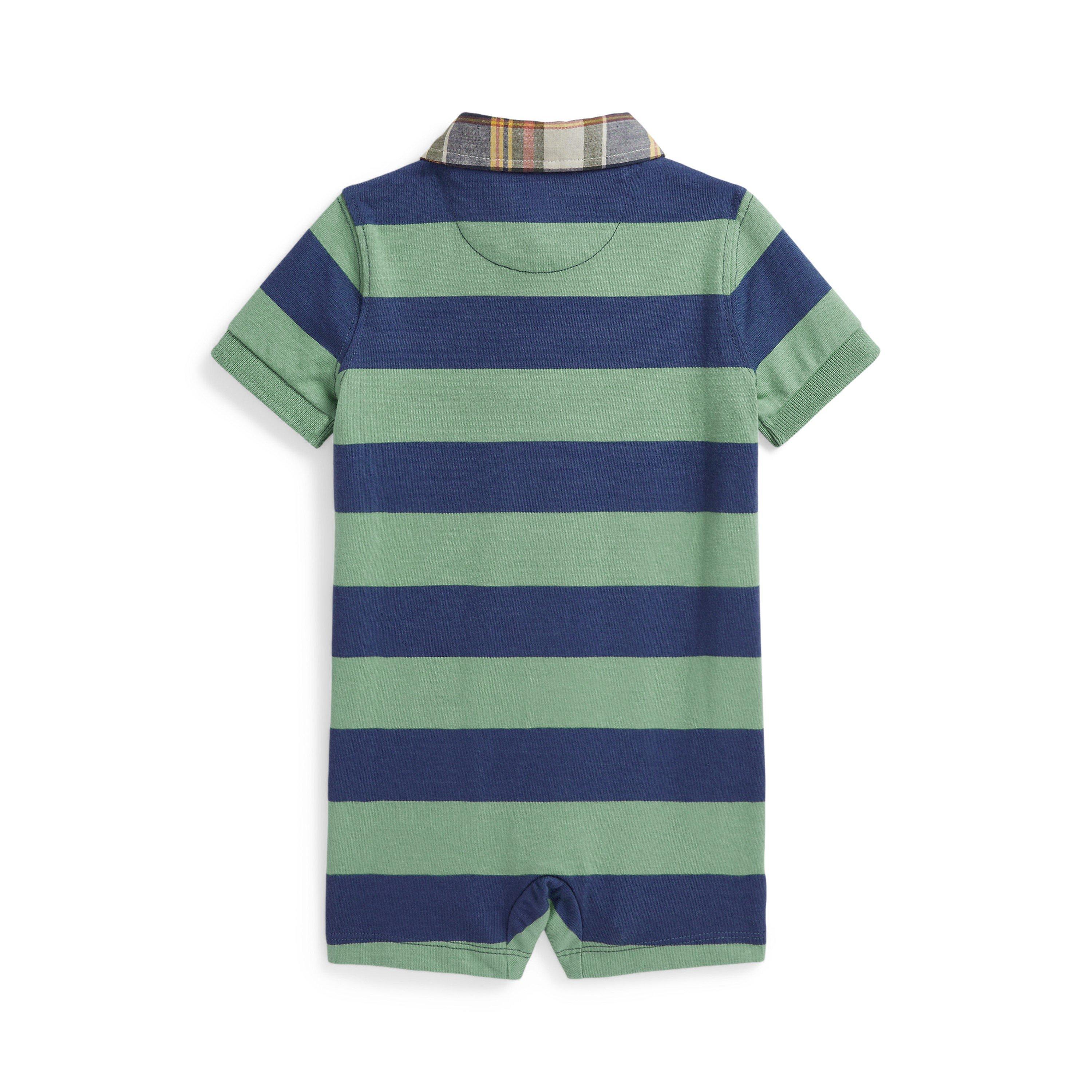 Mint/Royal - Polo Ralph Lauren - Kids' Shortall Onesie - 2