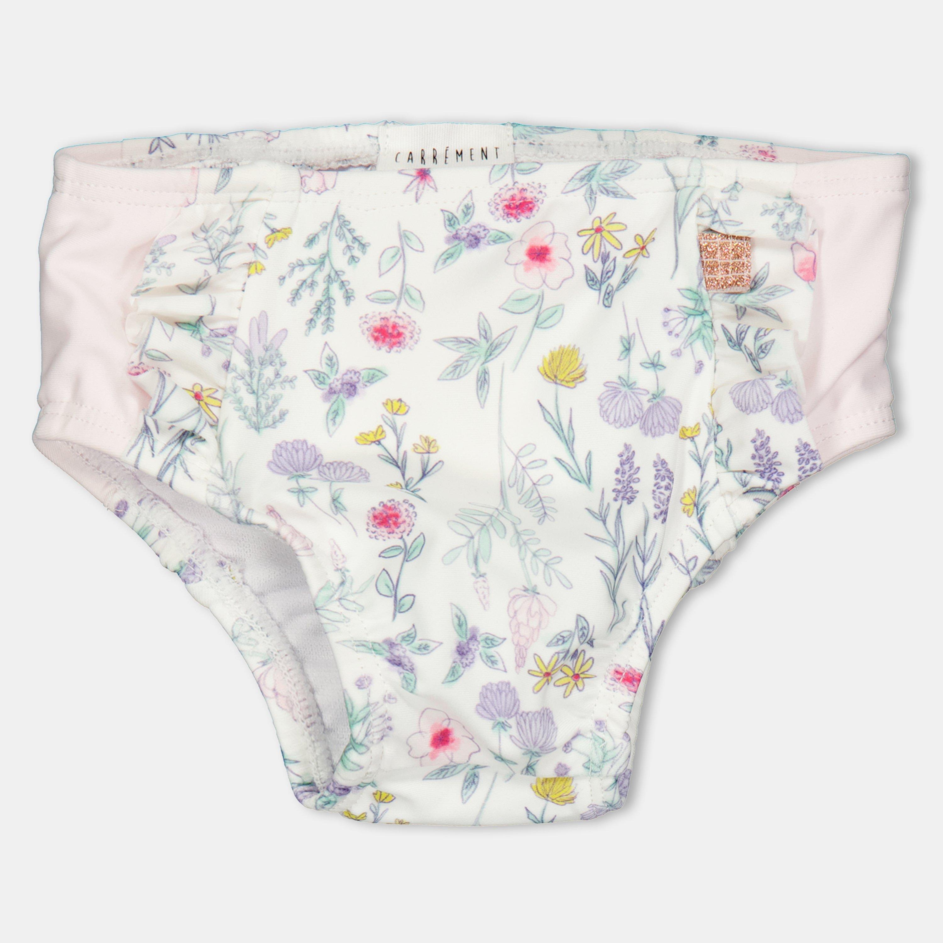 White Pink - Carrement Beau - Unisex Kids' Trunk Swim Shorts - 1