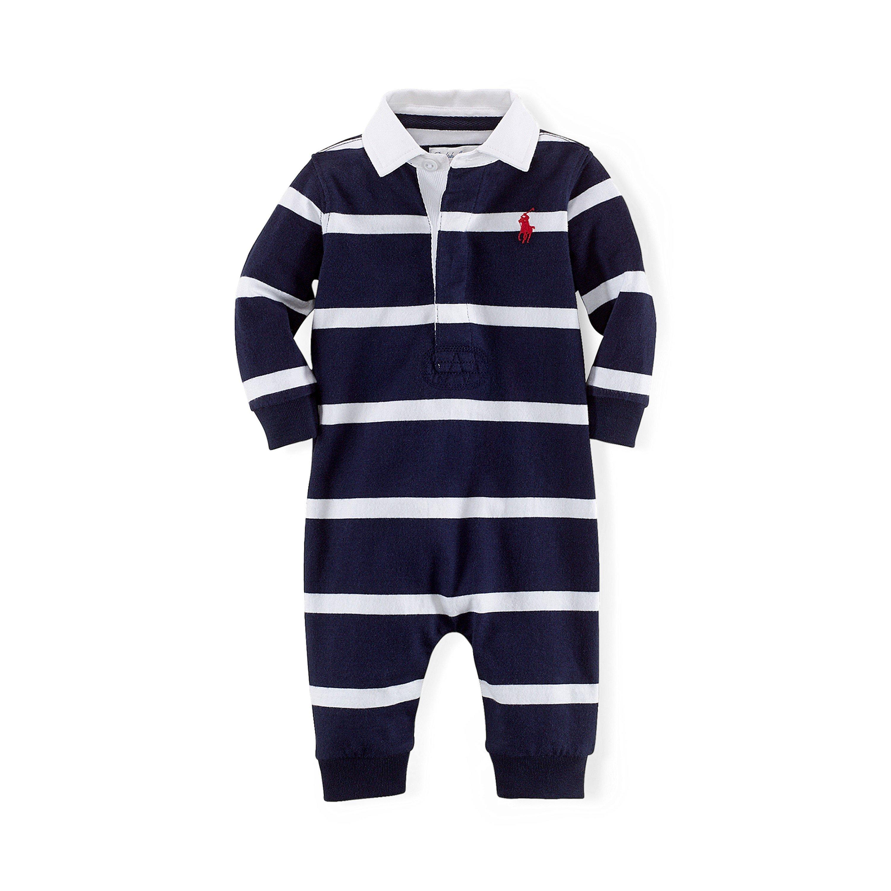 Polo Ralph Lauren  Kids' Rugby Onesie - Refined Navy - 9M