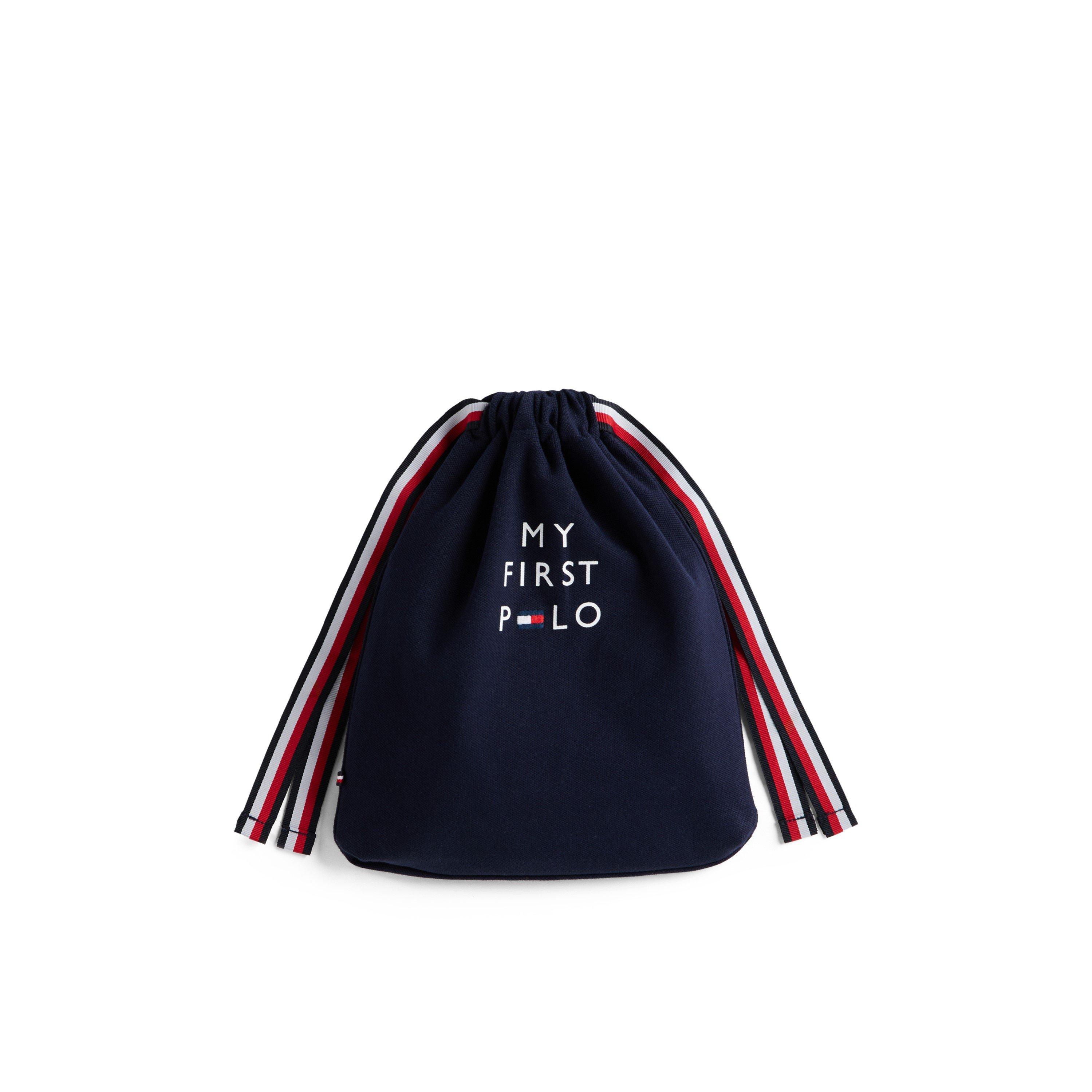 Dark Blue C1G - Tommy Hilfiger - Kids' Cotton Long-Sleeve Polo-Neck Onesie - 3