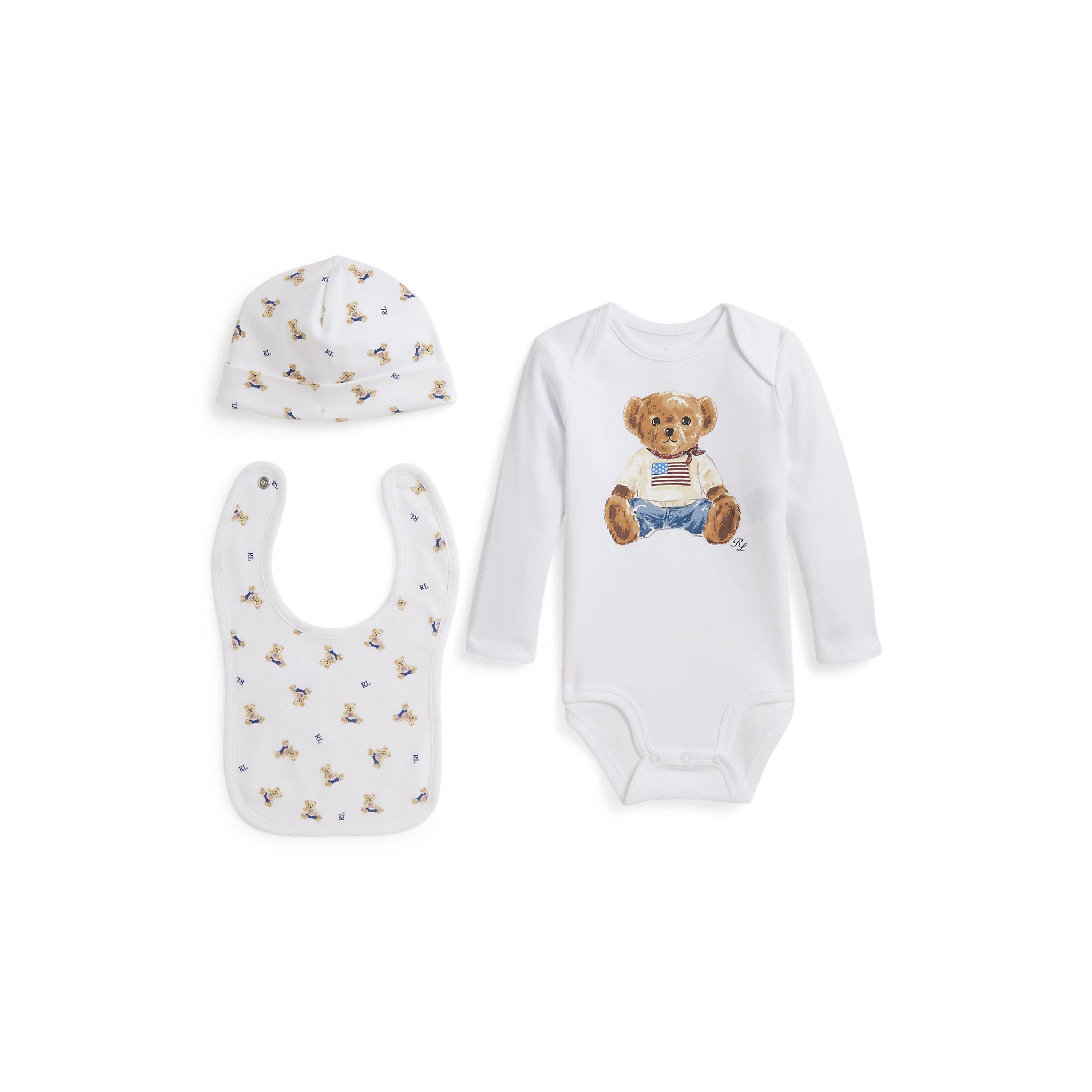 White Multi - Polo Ralph Lauren - Polo Bear Gift Set Bb64 - 1