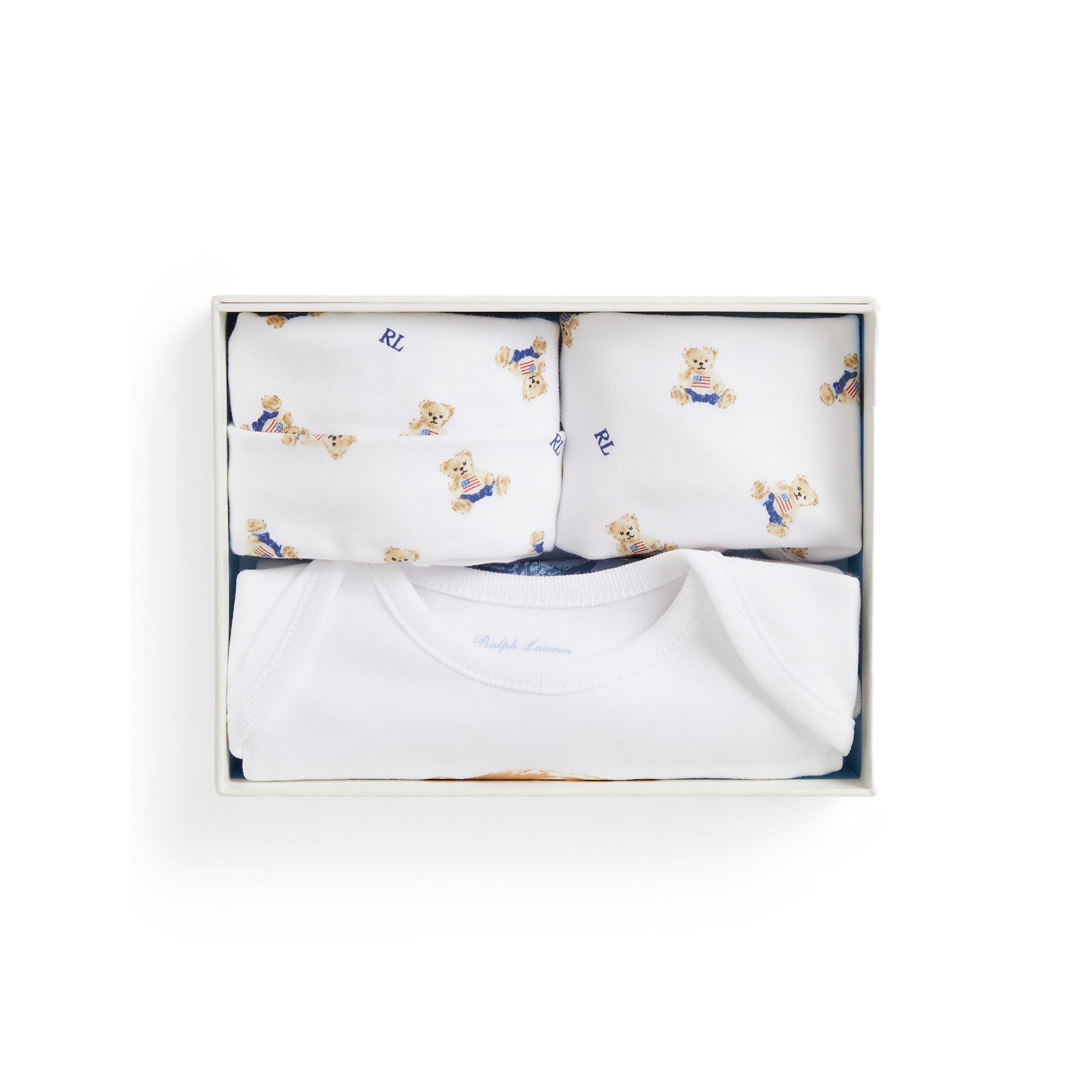 White Multi - Polo Ralph Lauren - Polo Bear Gift Set Bb64 - 2