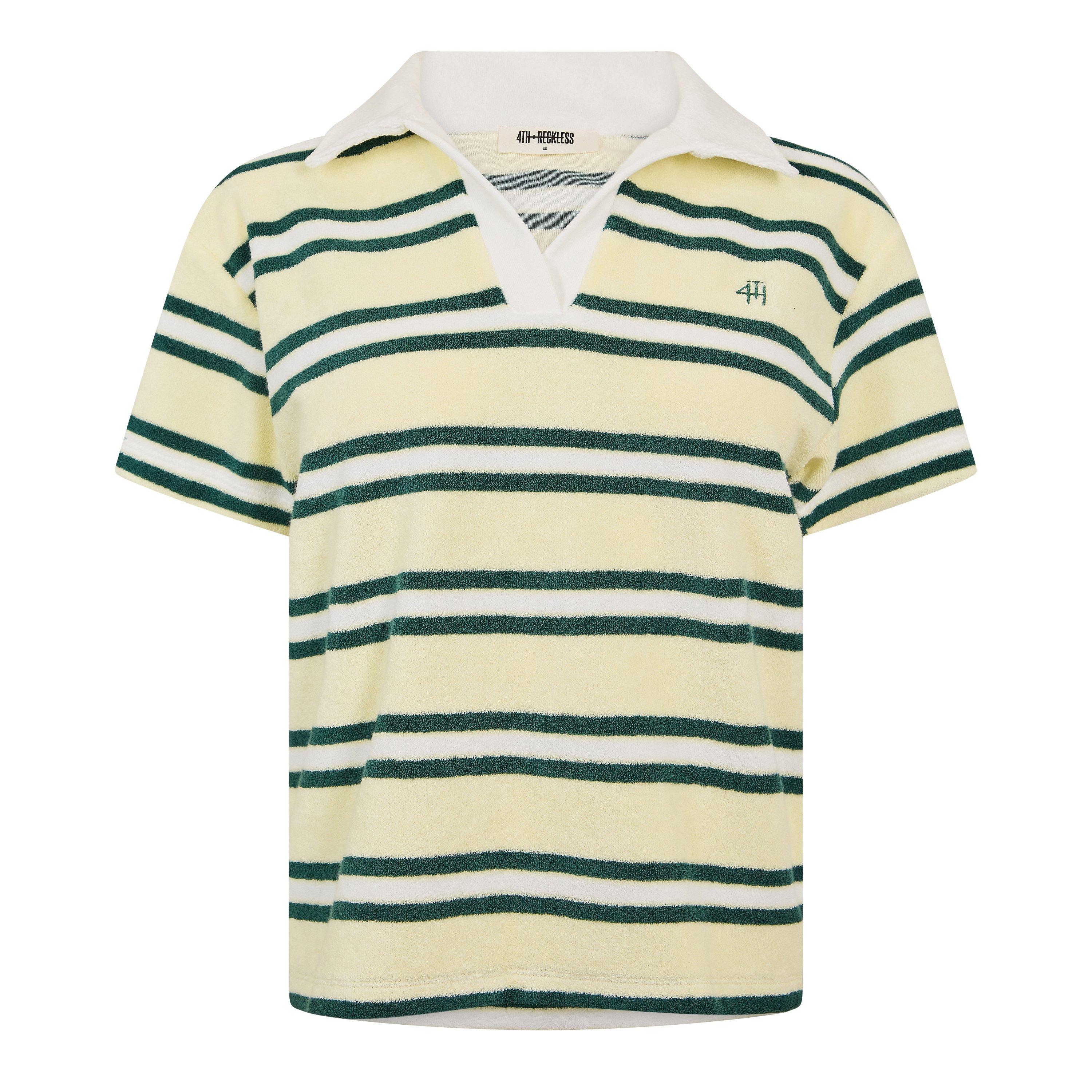 Yellow - 4th and Reckless - Women's Zita Polo Rugby Shirt - 1